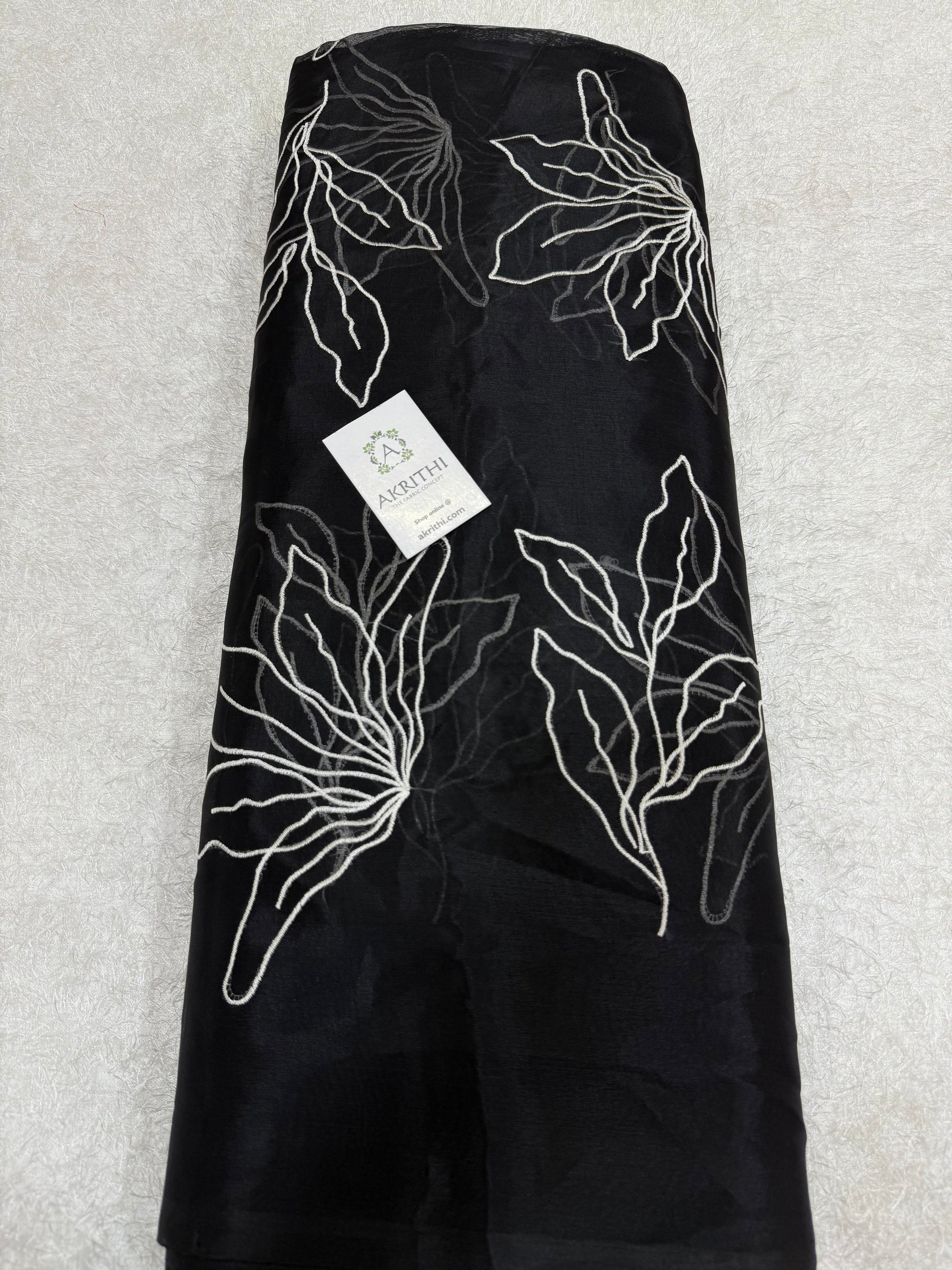 EMBROIDERED ORGANZA FABRIC