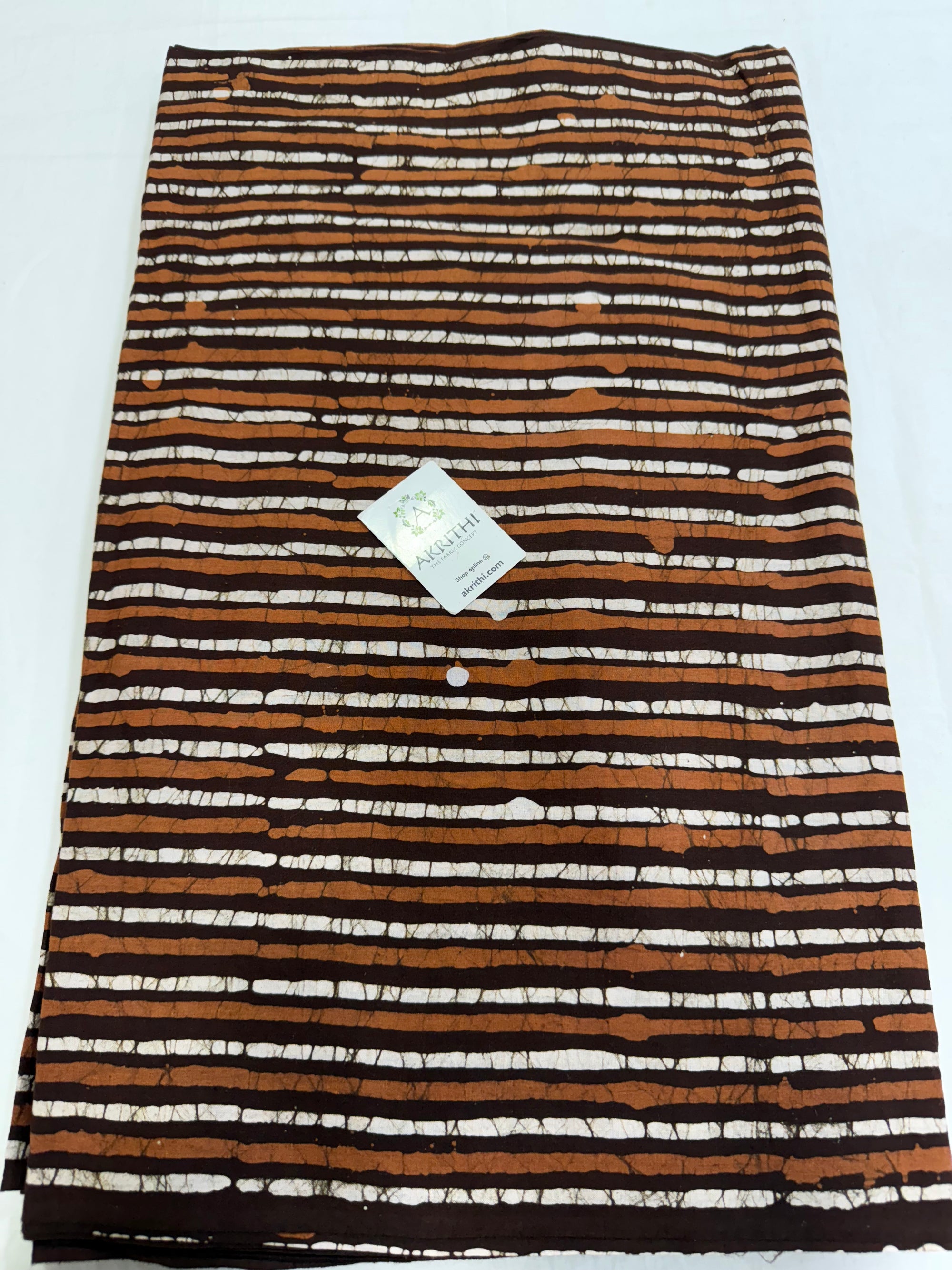 Batik printed pure cotton fabric
