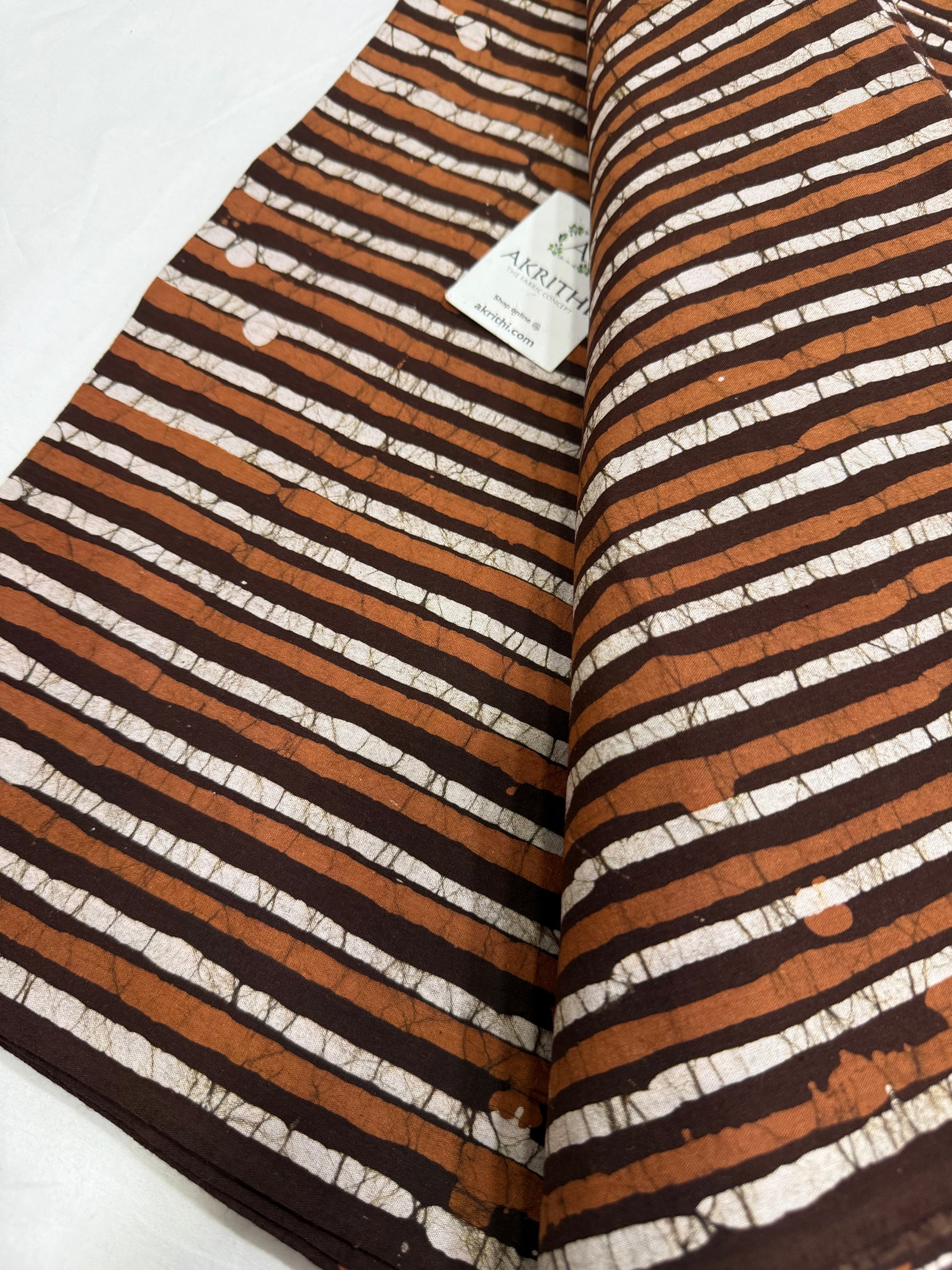 Batik printed pure cotton fabric
