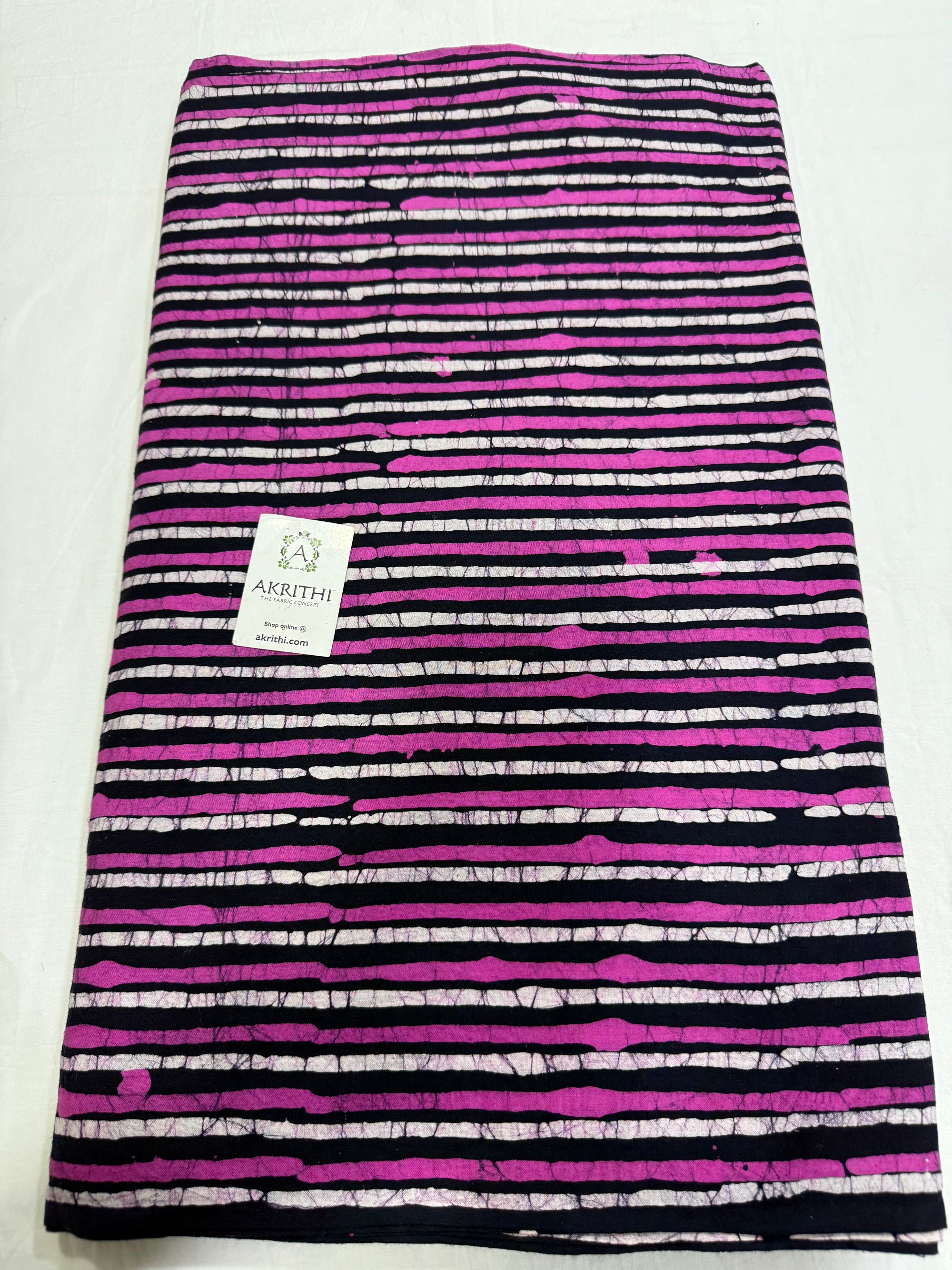 Batik printed pure cotton fabric