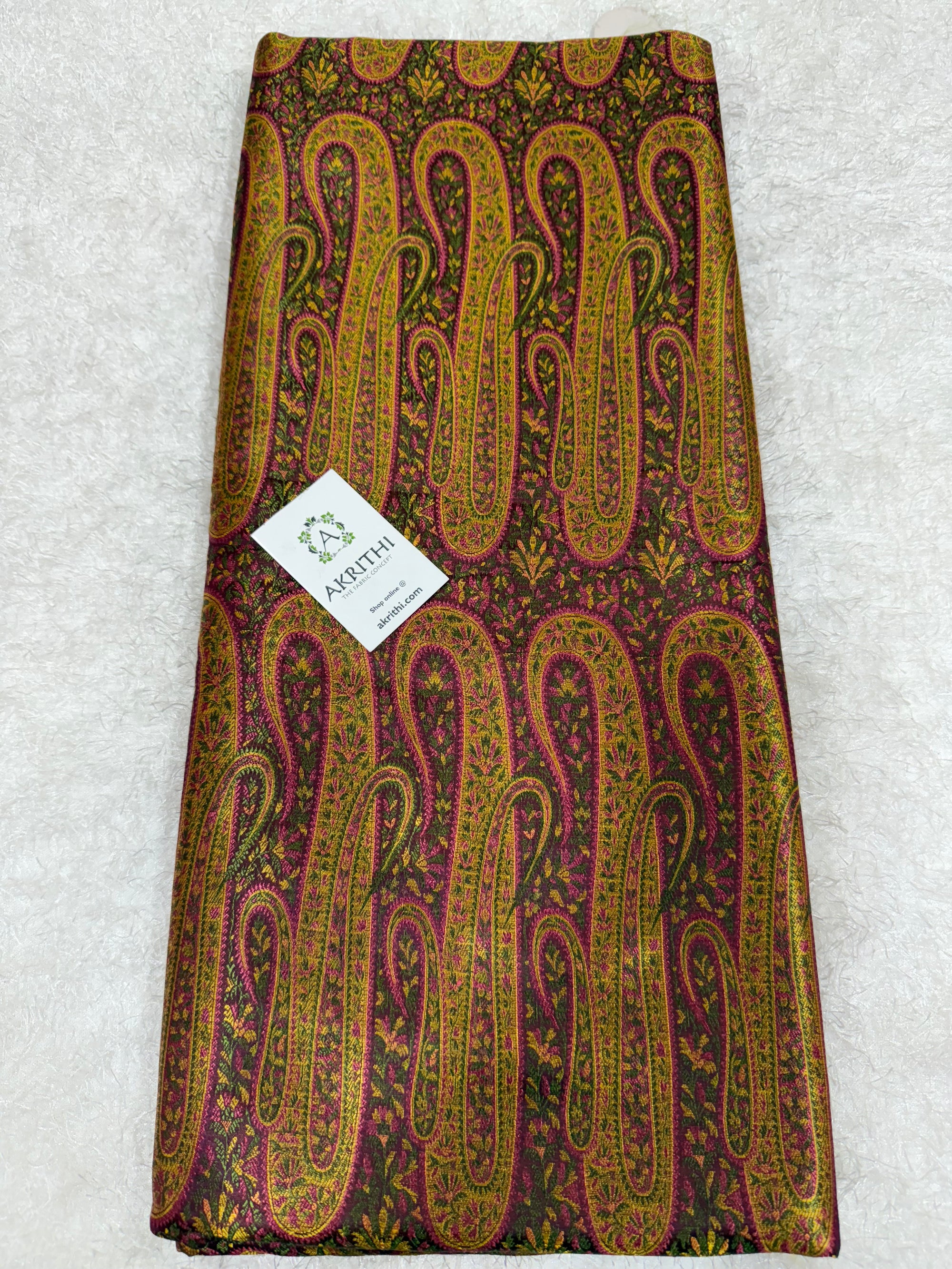 Pure Banarasi brocade fabric