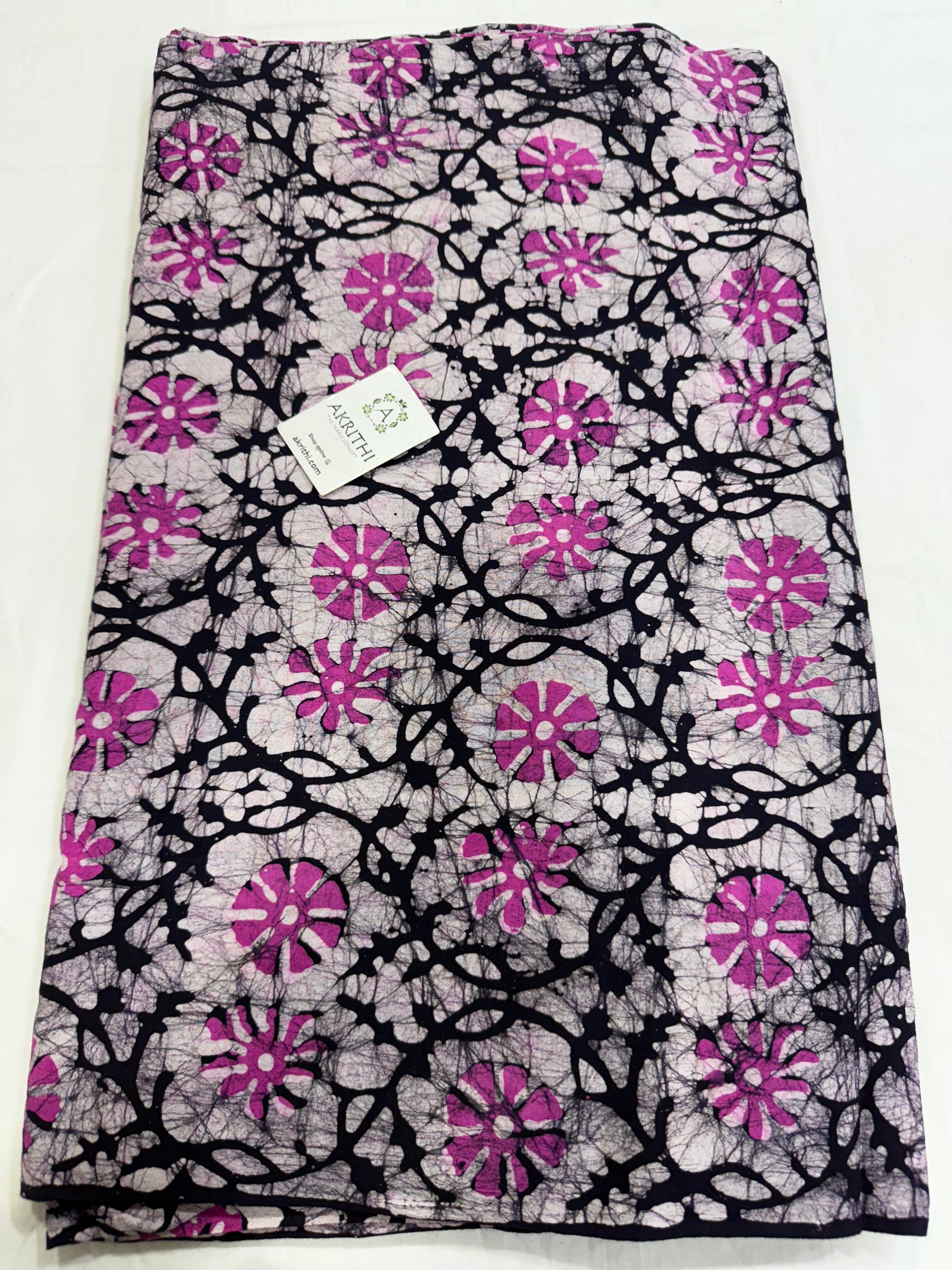 Batik printed pure cotton fabric