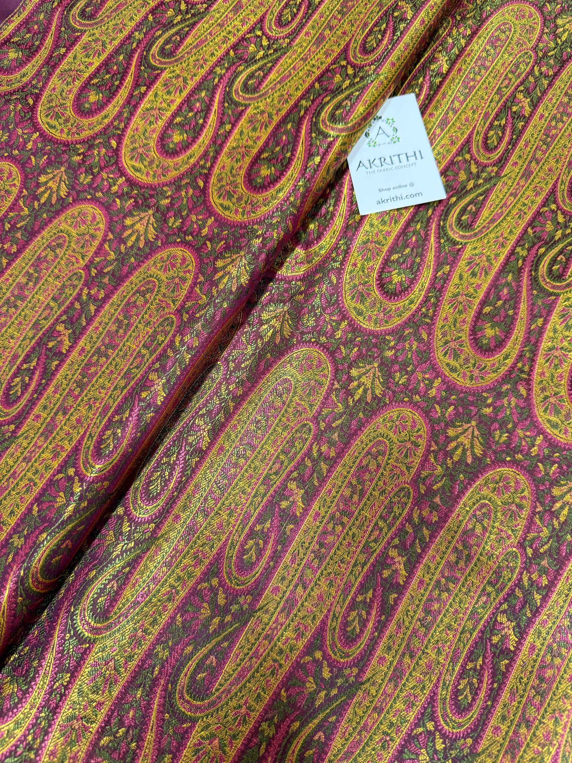 Pure Banarasi brocade fabric
