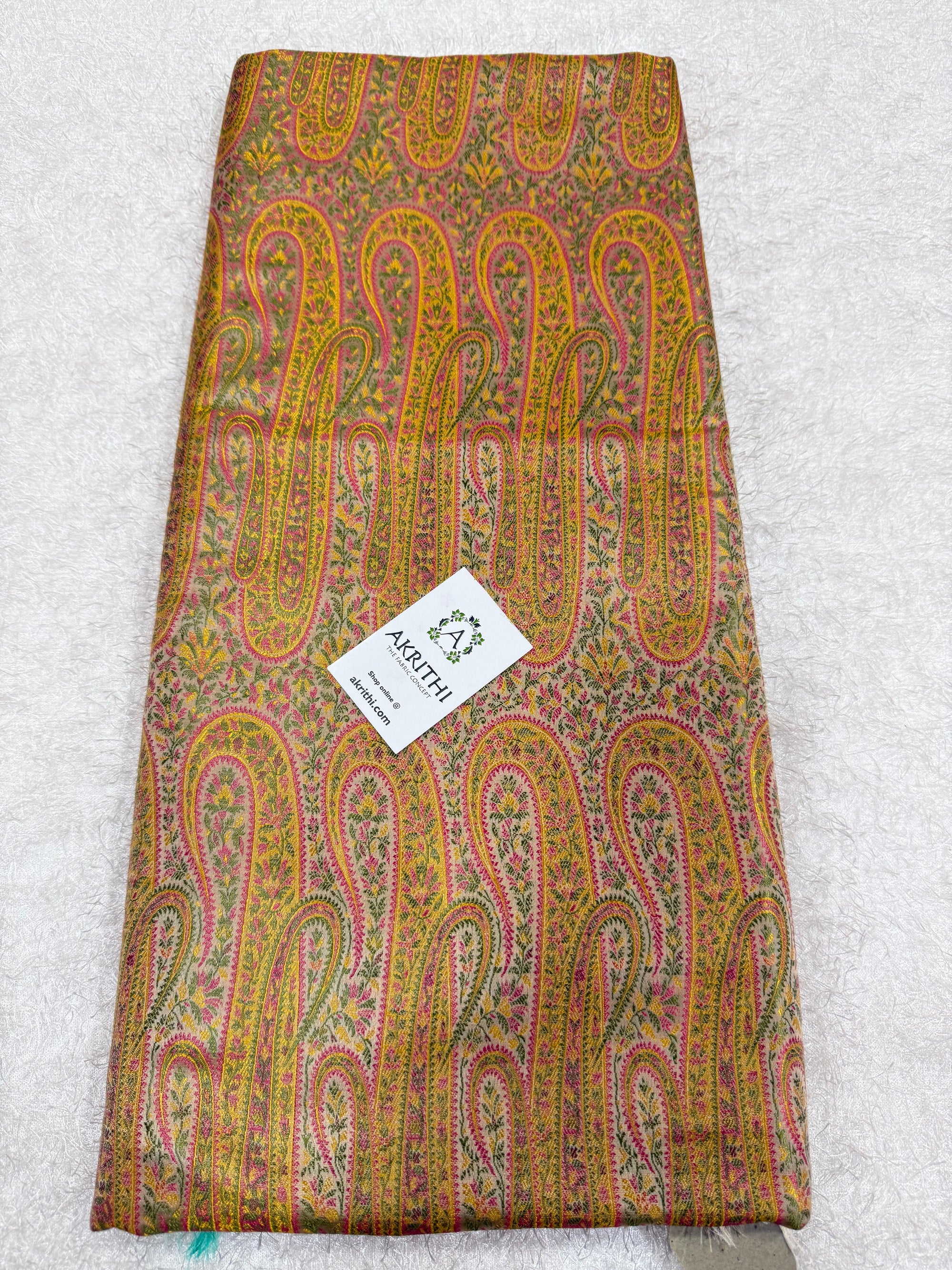 Pure Banarasi brocade fabric