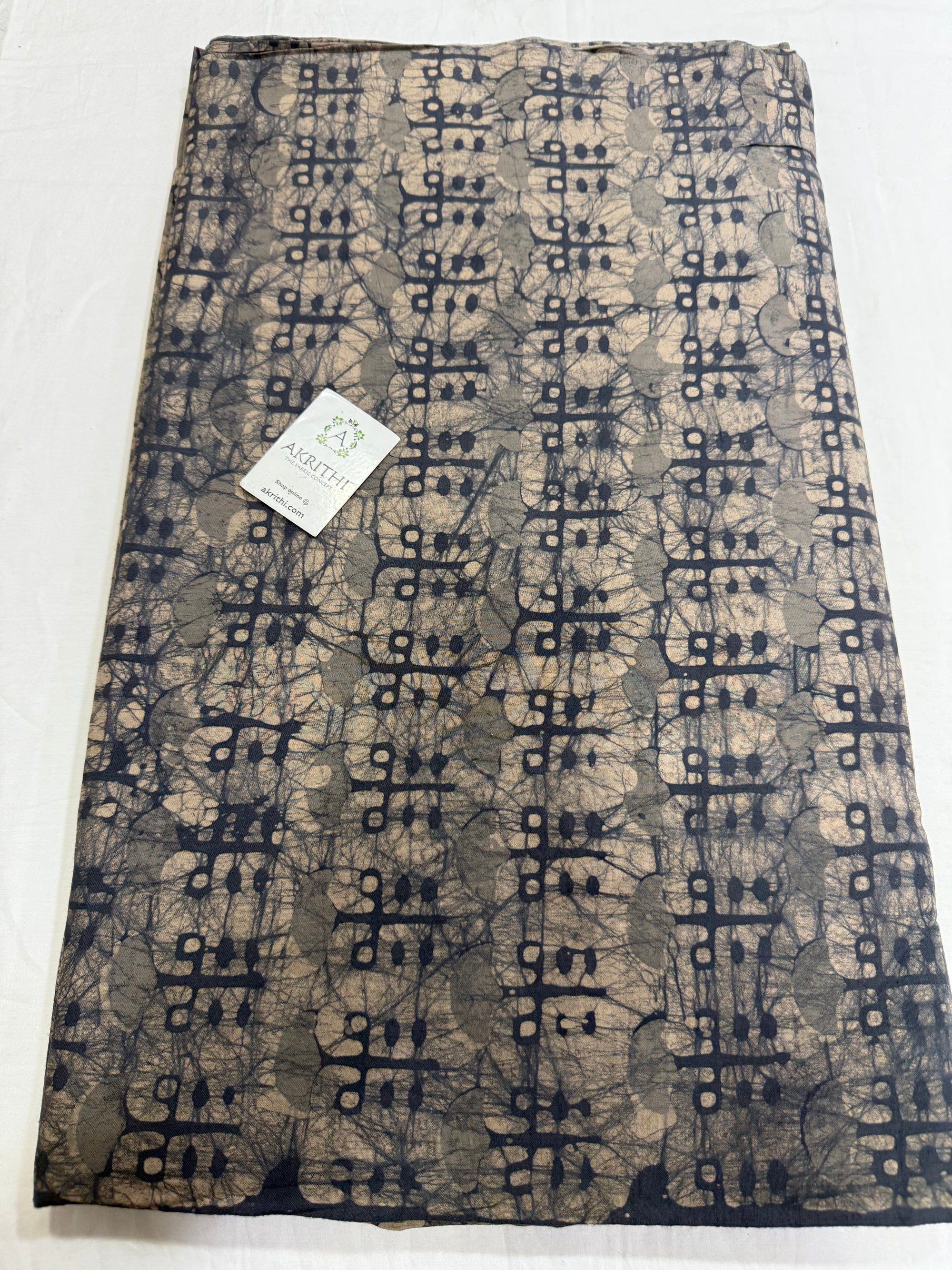 Batik printed pure cotton fabric