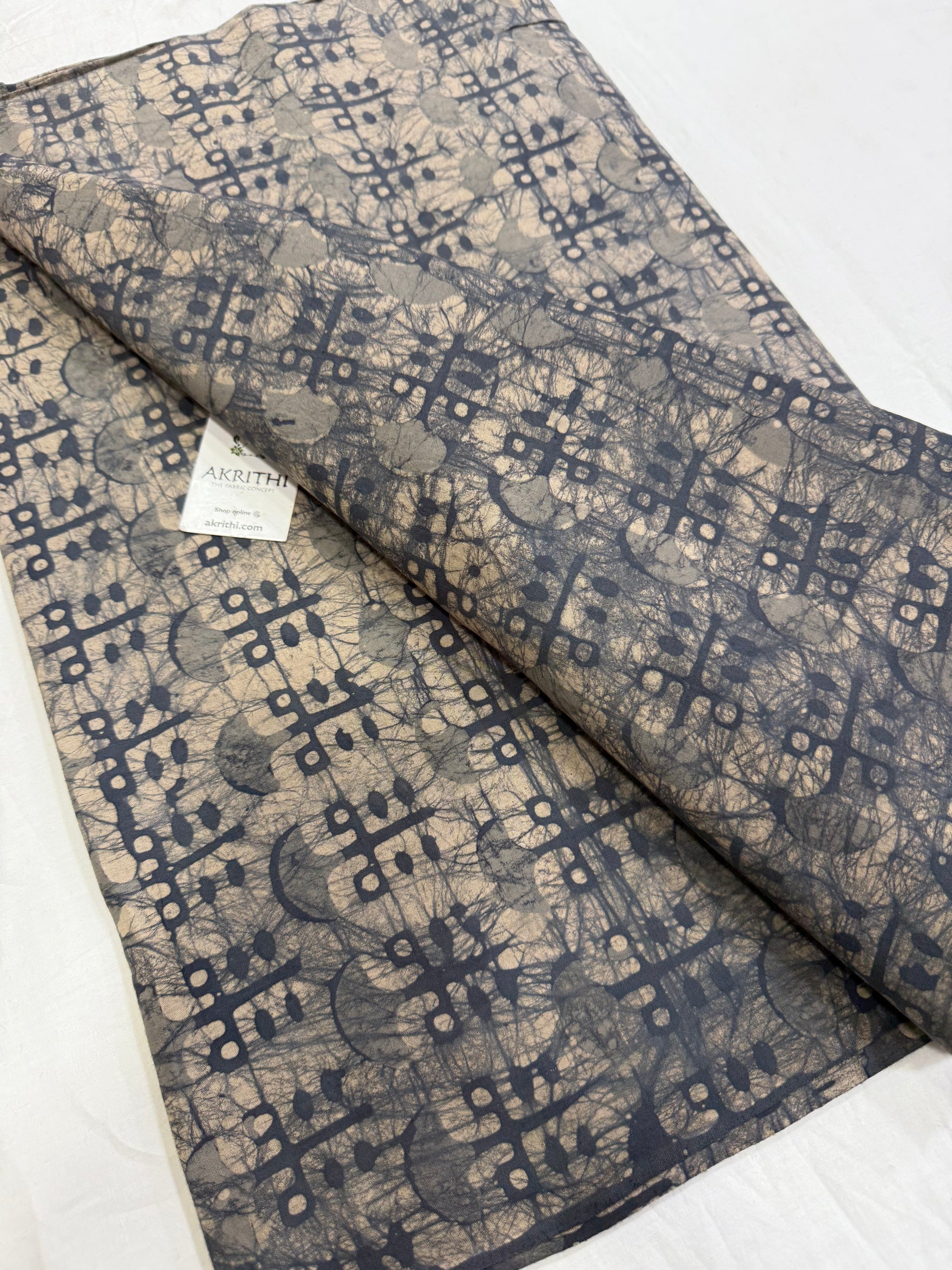 Batik printed pure cotton fabric
