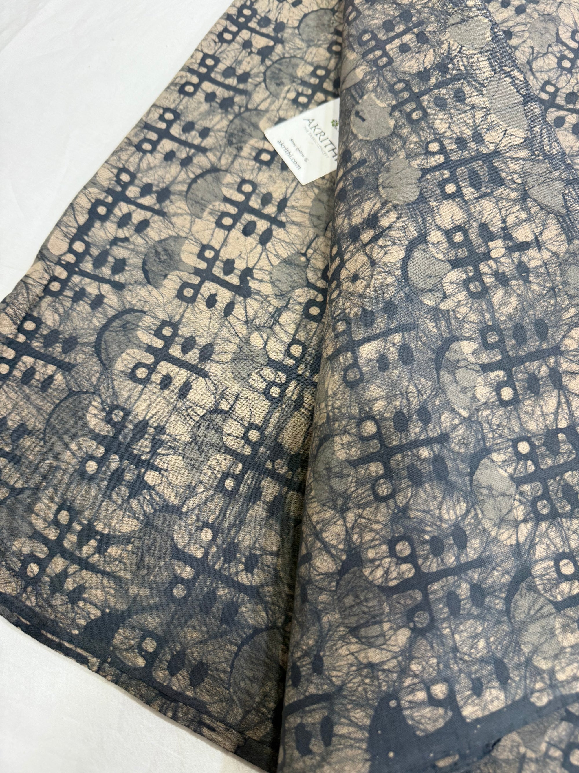 Batik printed pure cotton fabric