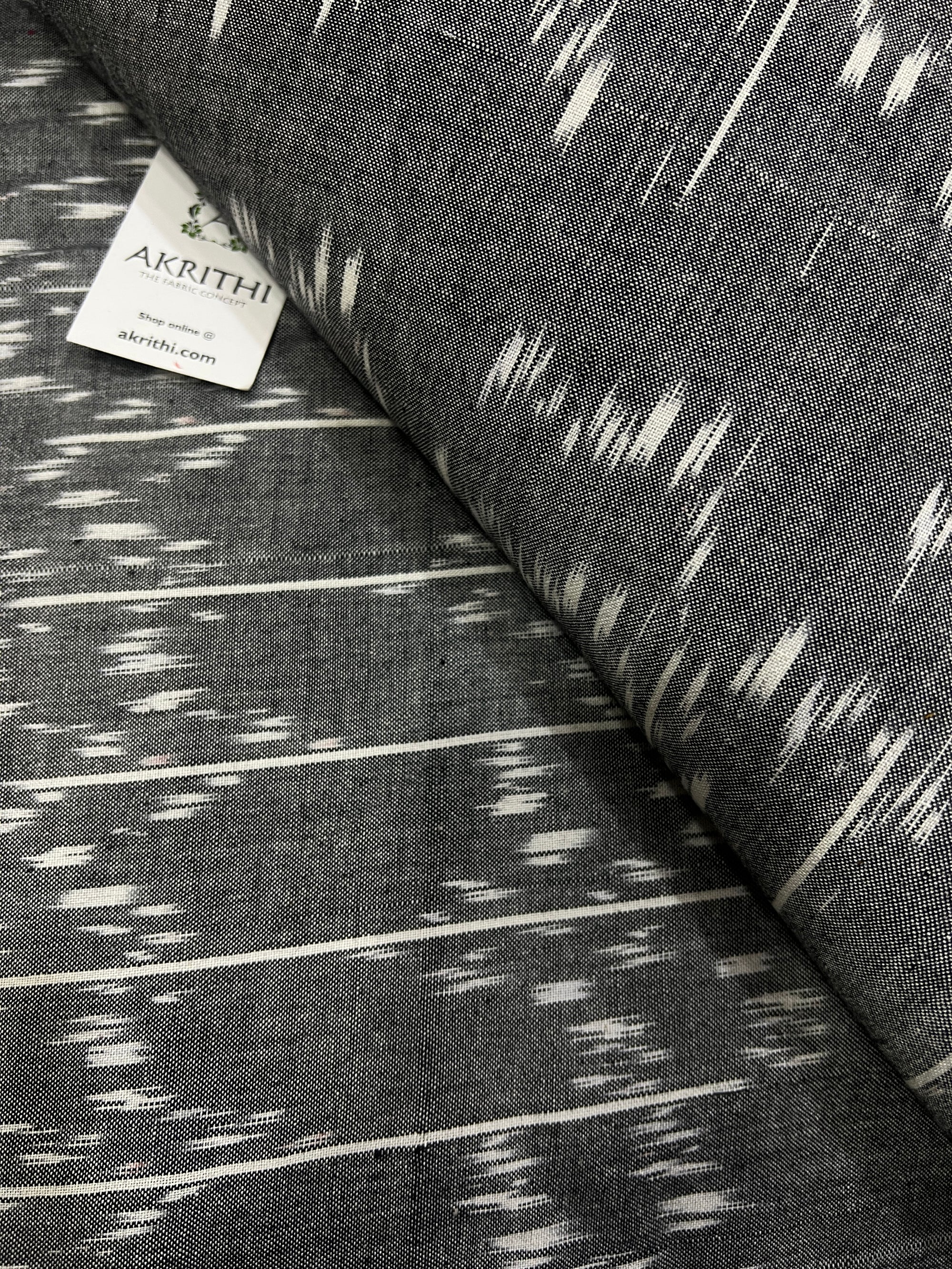 Handloom Ikat pure cotton fabric