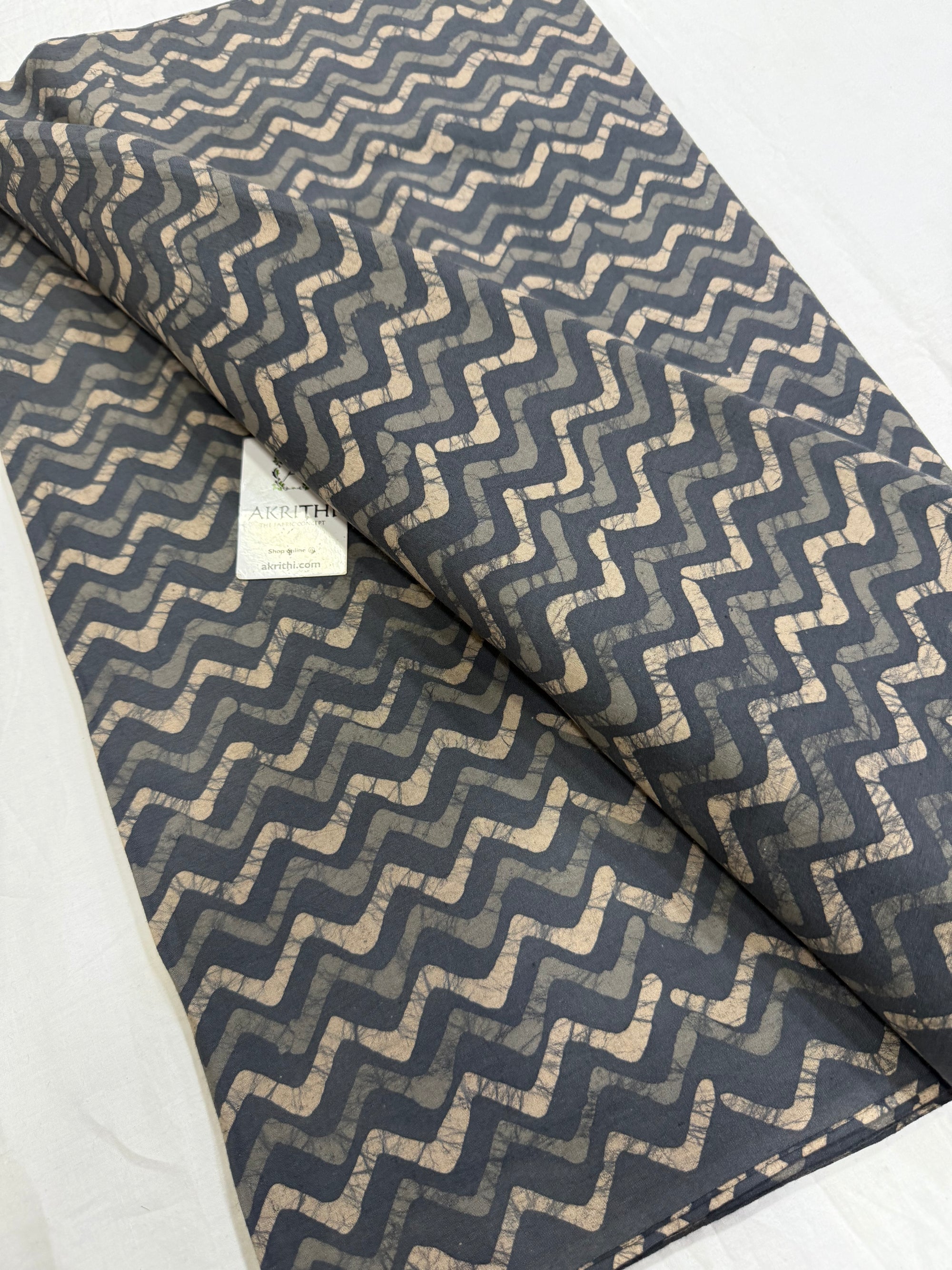 Batik printed pure cotton fabric
