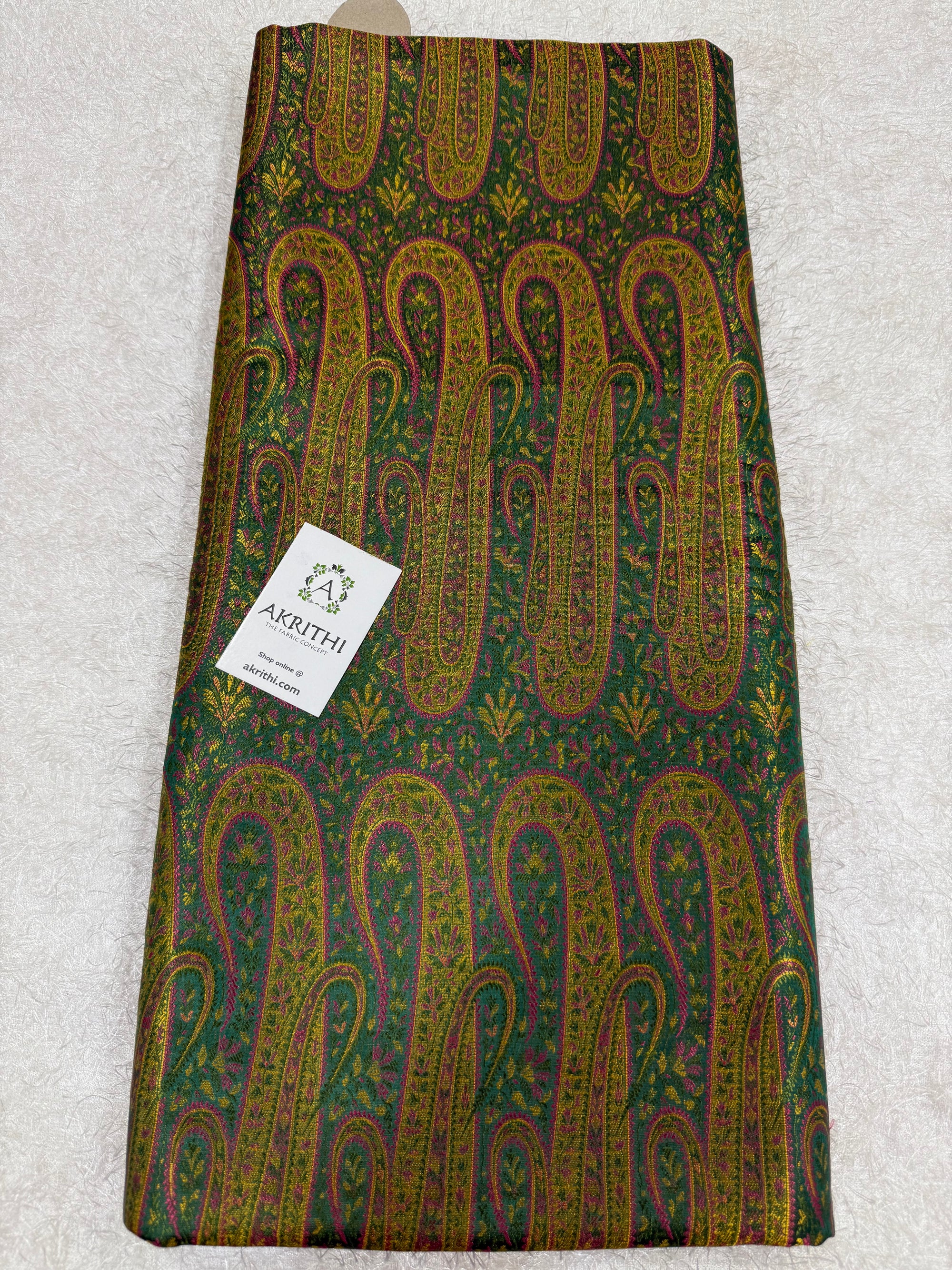 Pure Banarasi brocade fabric