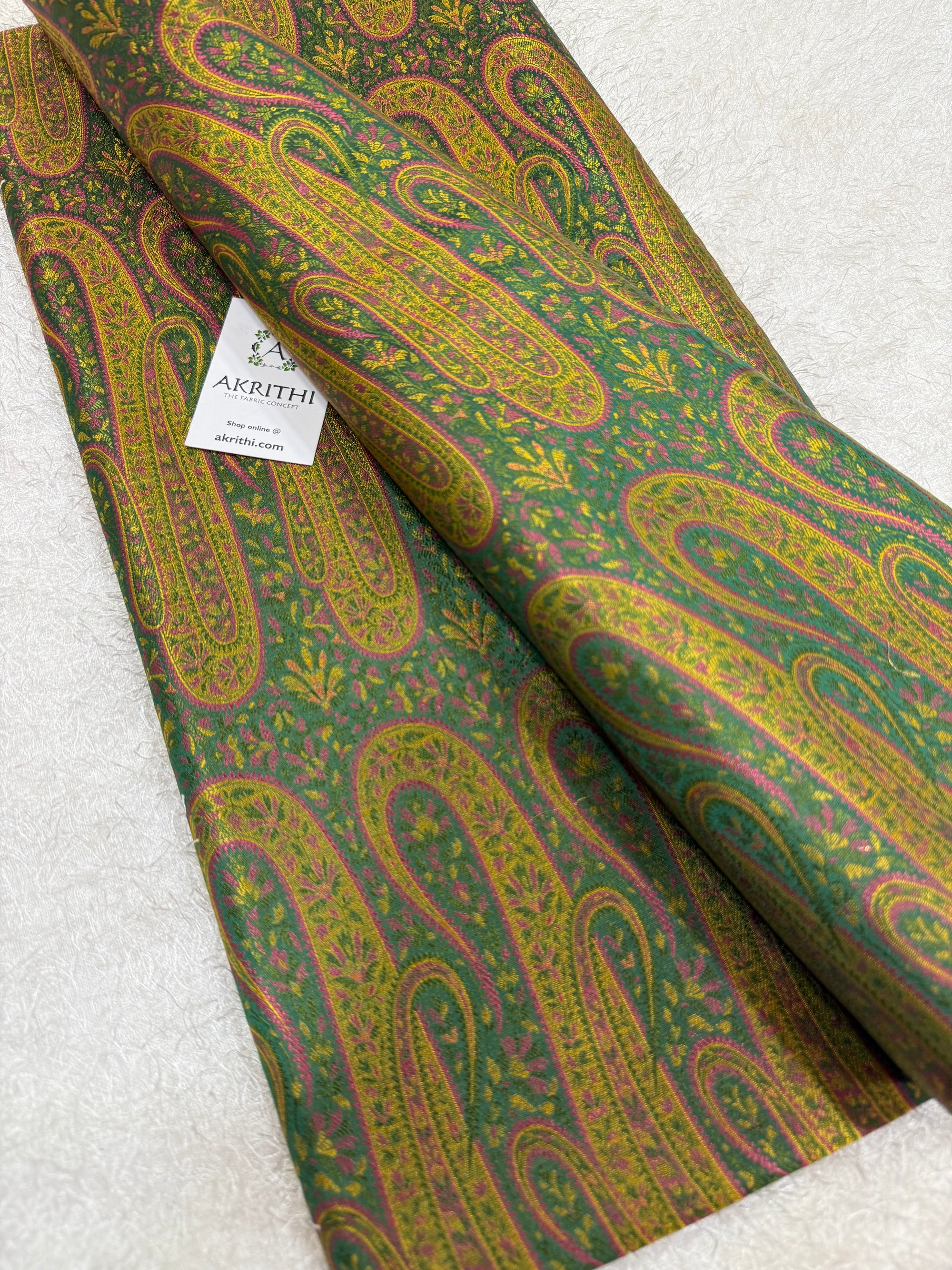 Pure Banarasi brocade fabric