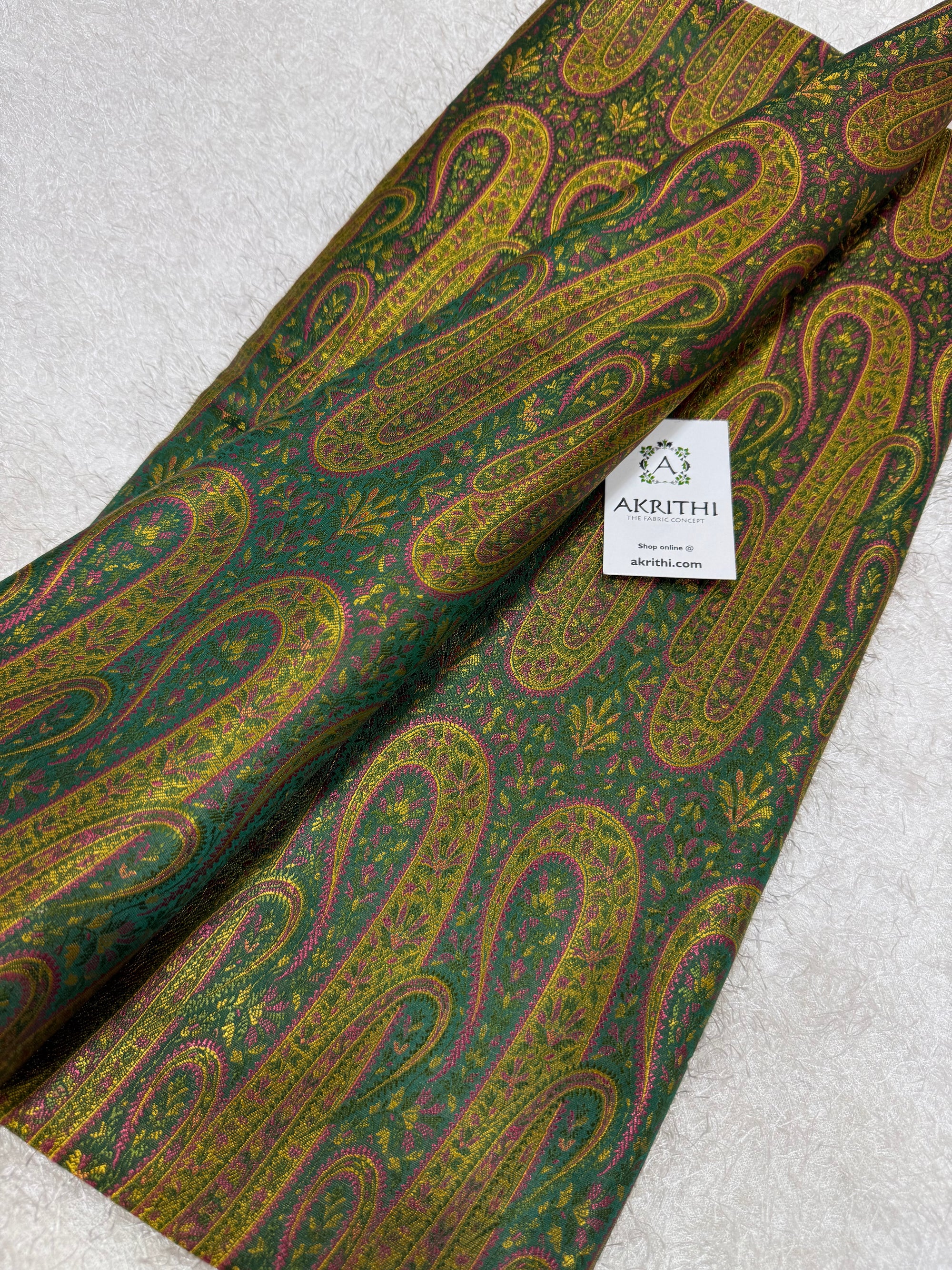 Pure Banarasi brocade fabric