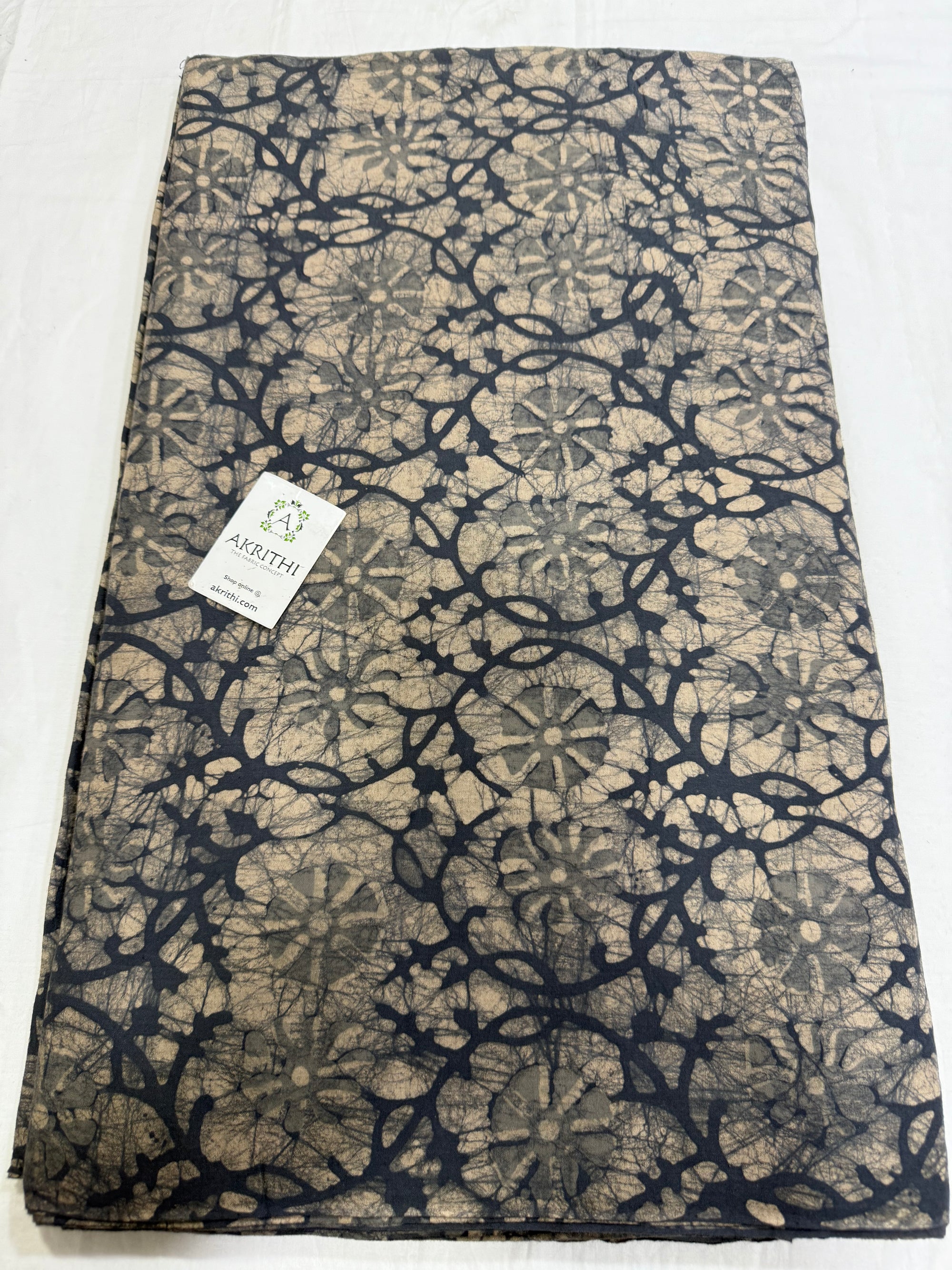 Batik printed pure cotton fabric