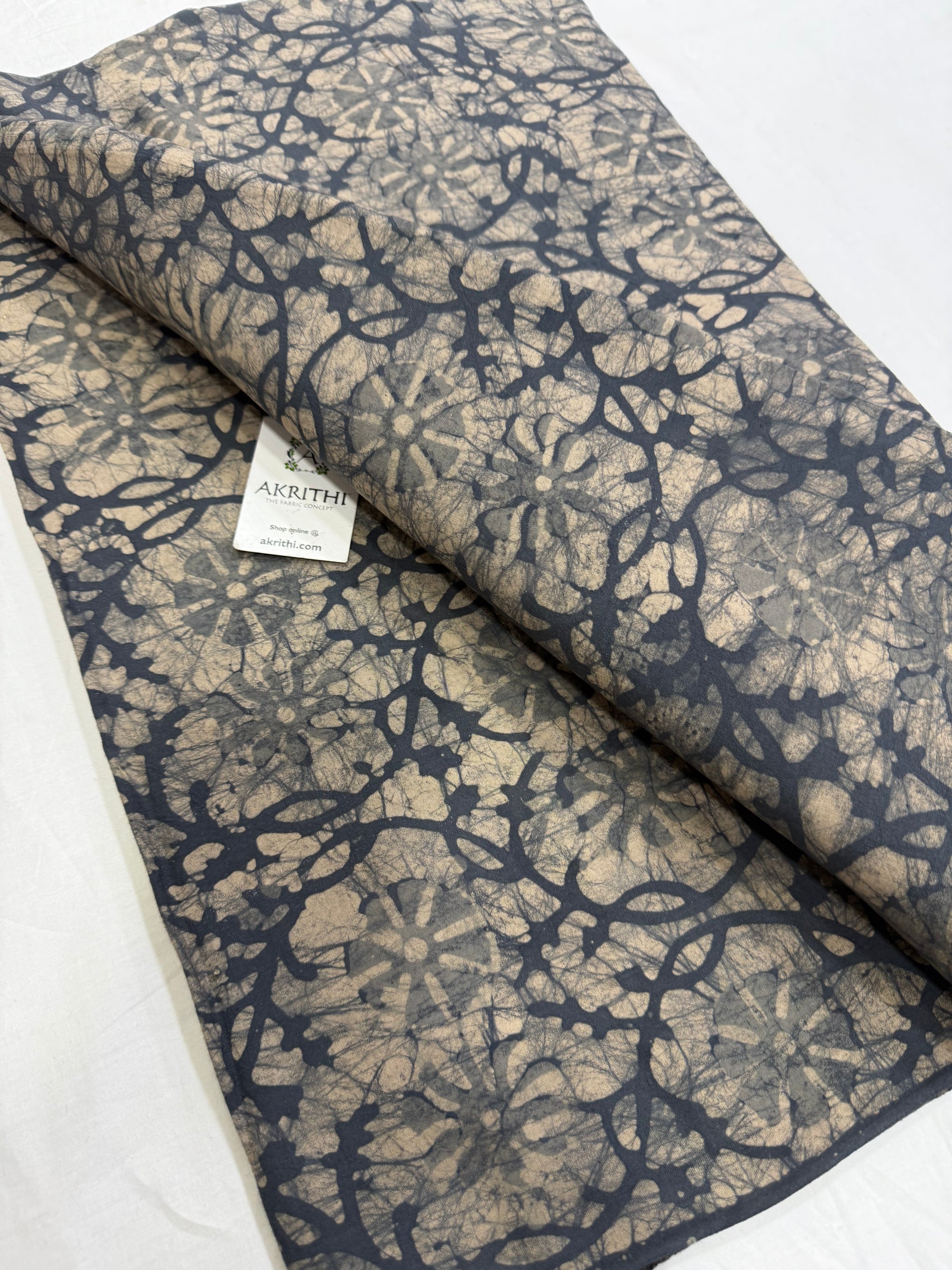 Batik printed pure cotton fabric