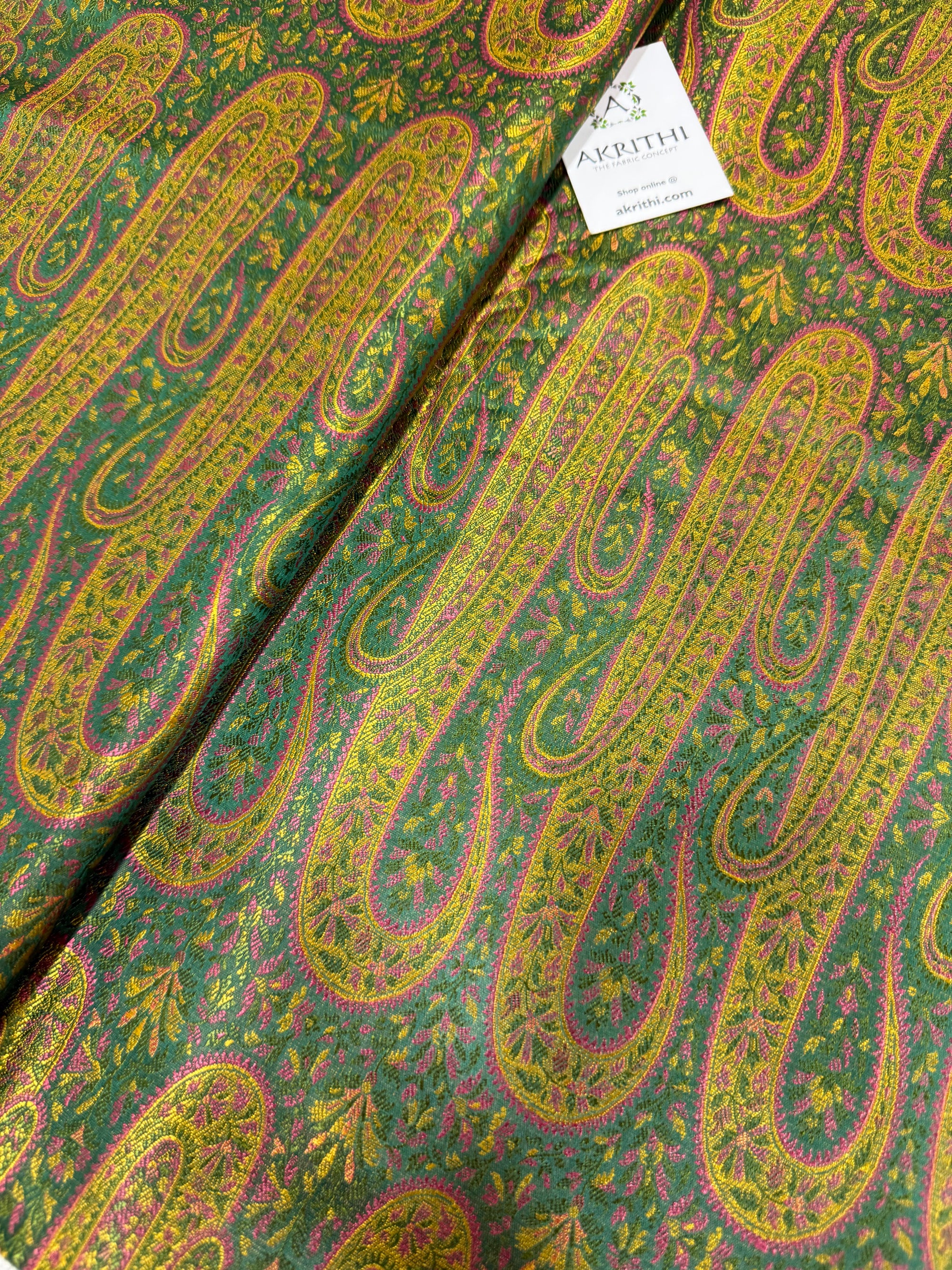 Pure Banarasi brocade fabric