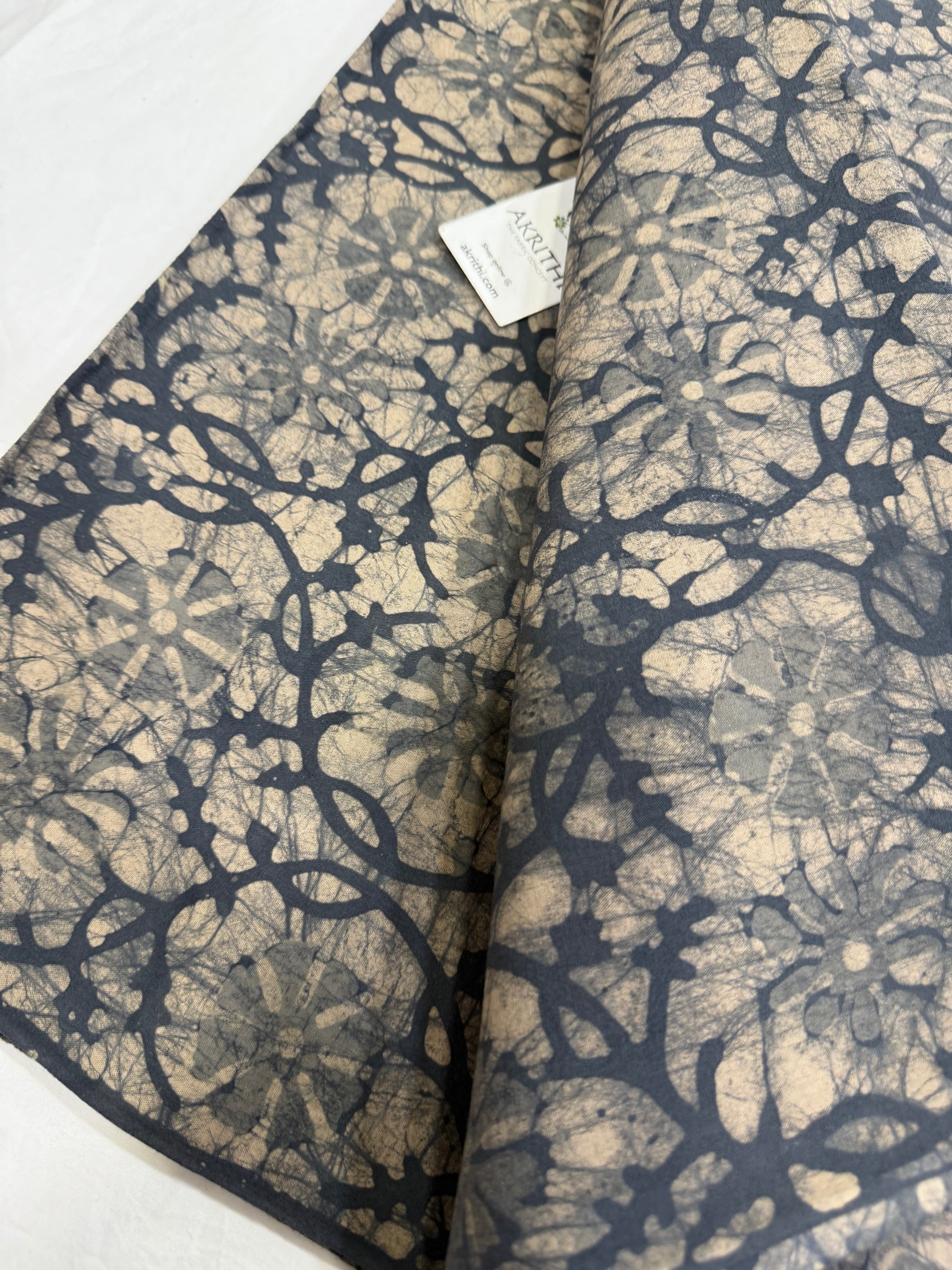 Batik printed pure cotton fabric