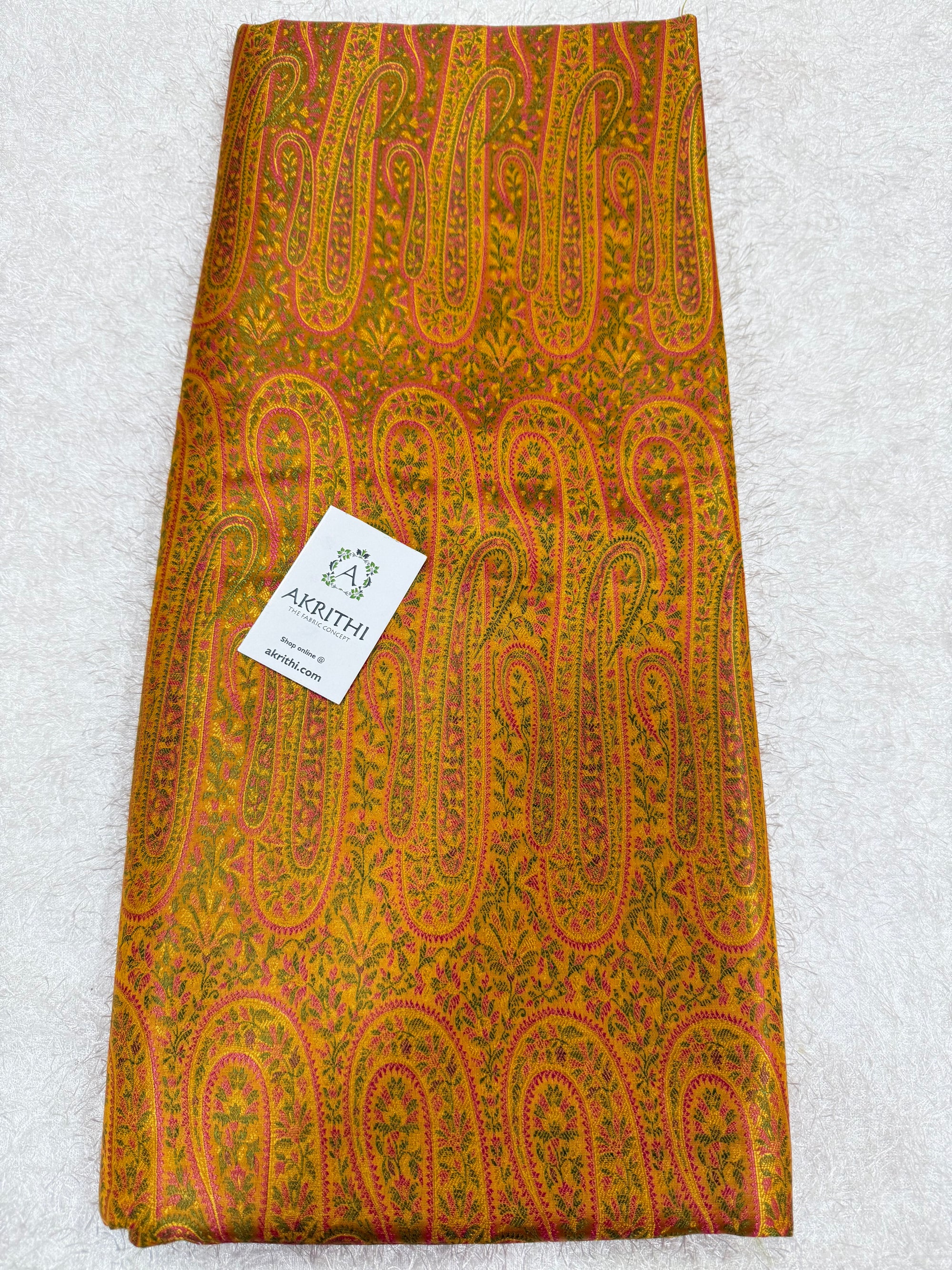 Pure Banarasi brocade fabric