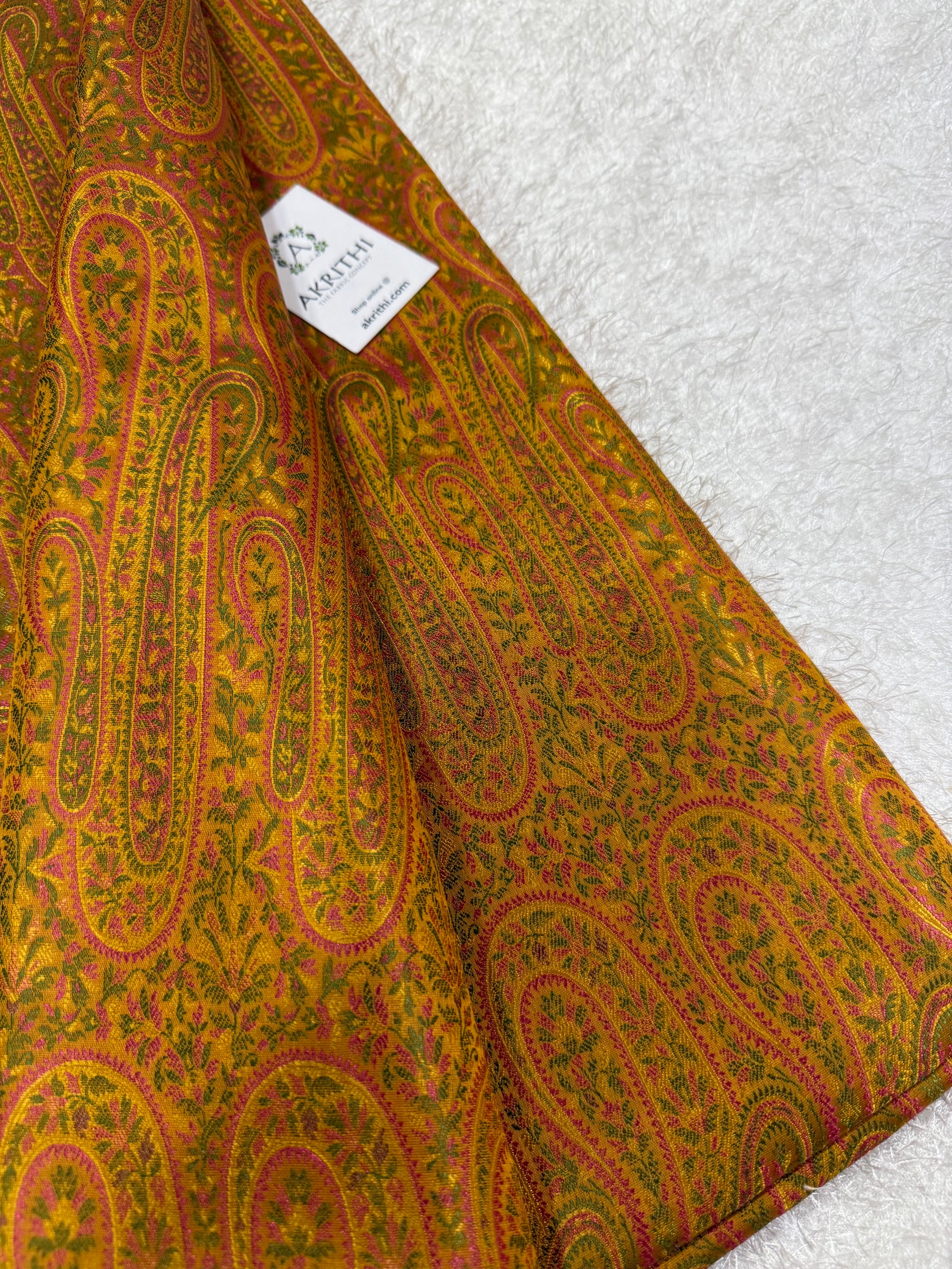 Pure Banarasi brocade fabric