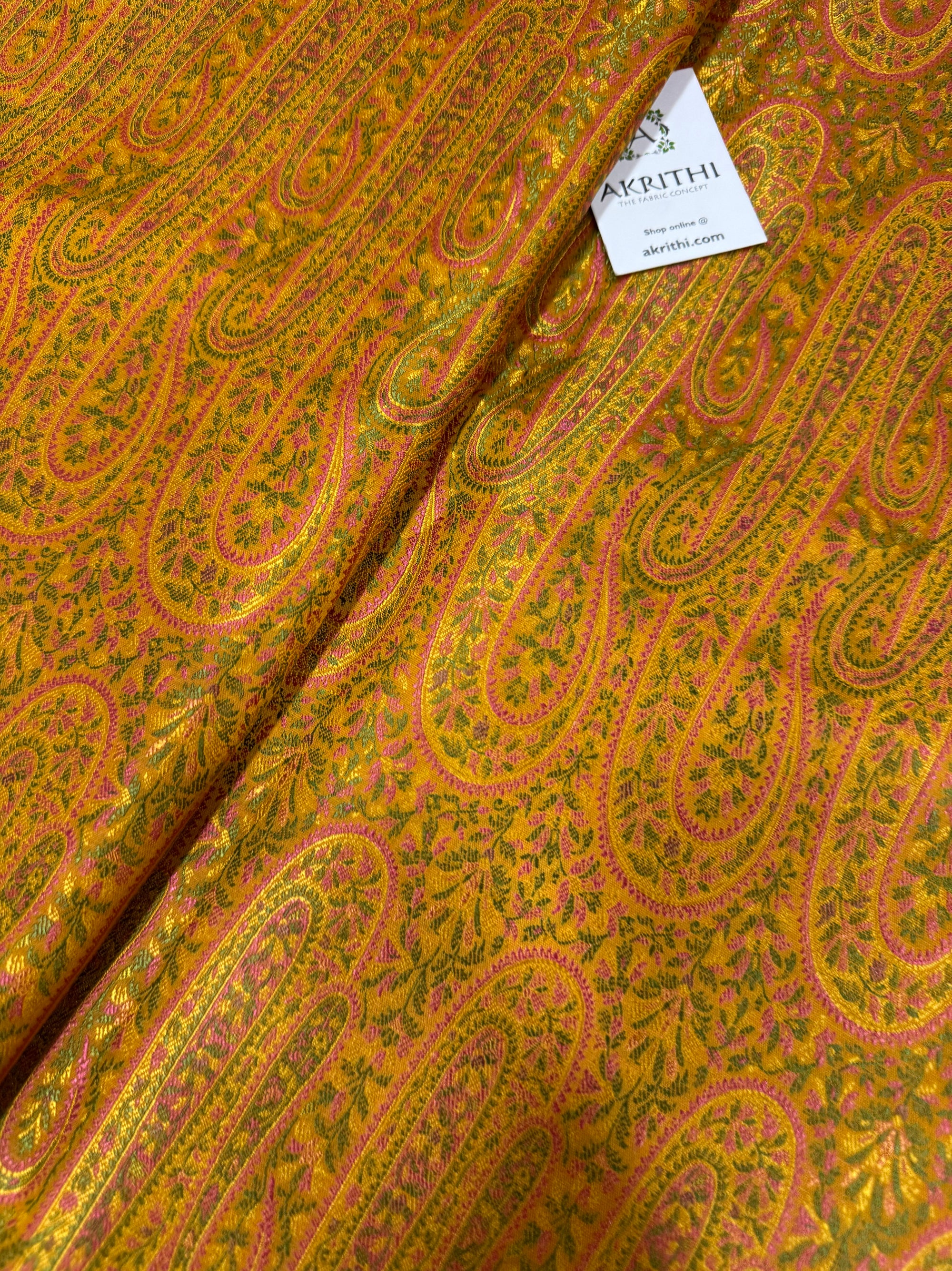Pure Banarasi brocade fabric