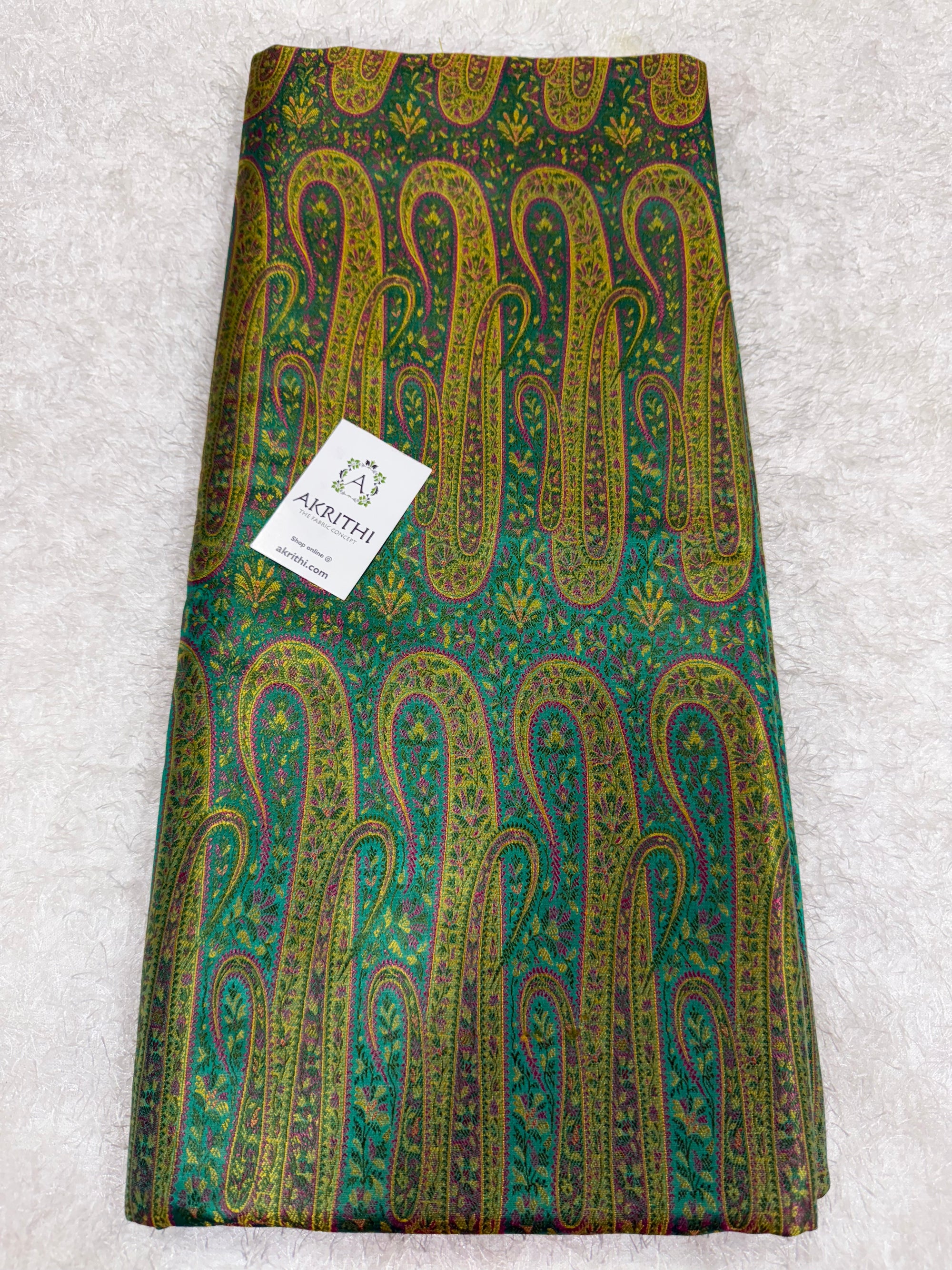 Pure Banarasi brocade fabric