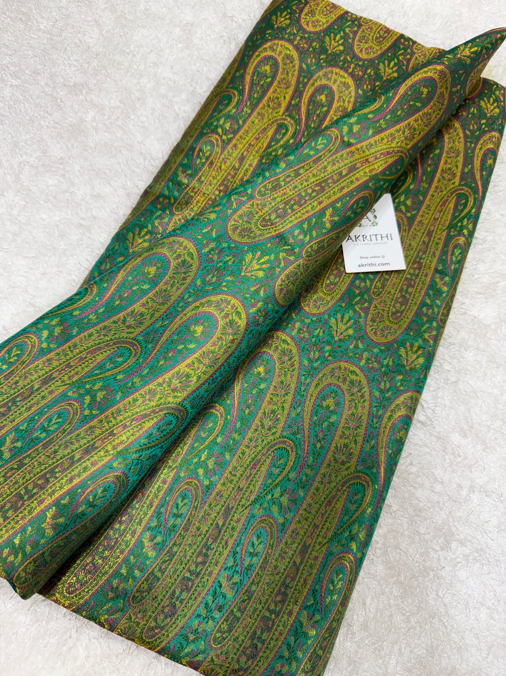 Pure Banarasi brocade fabric