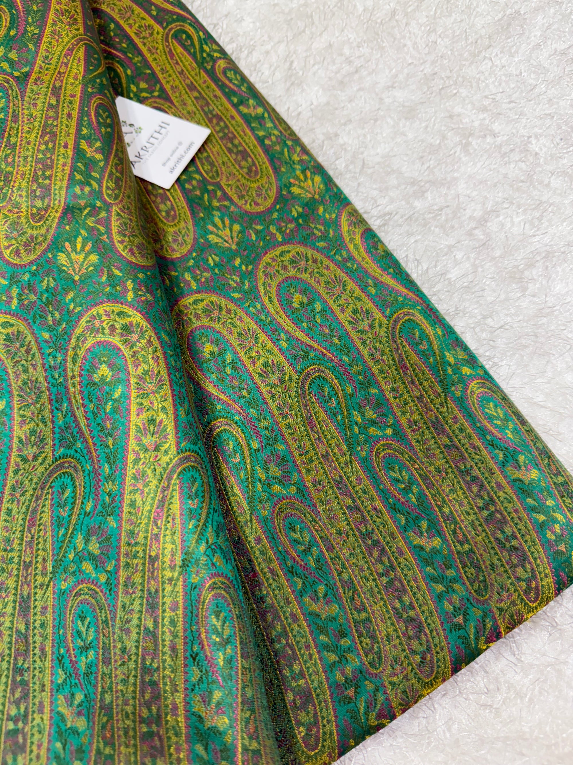 Pure Banarasi brocade fabric