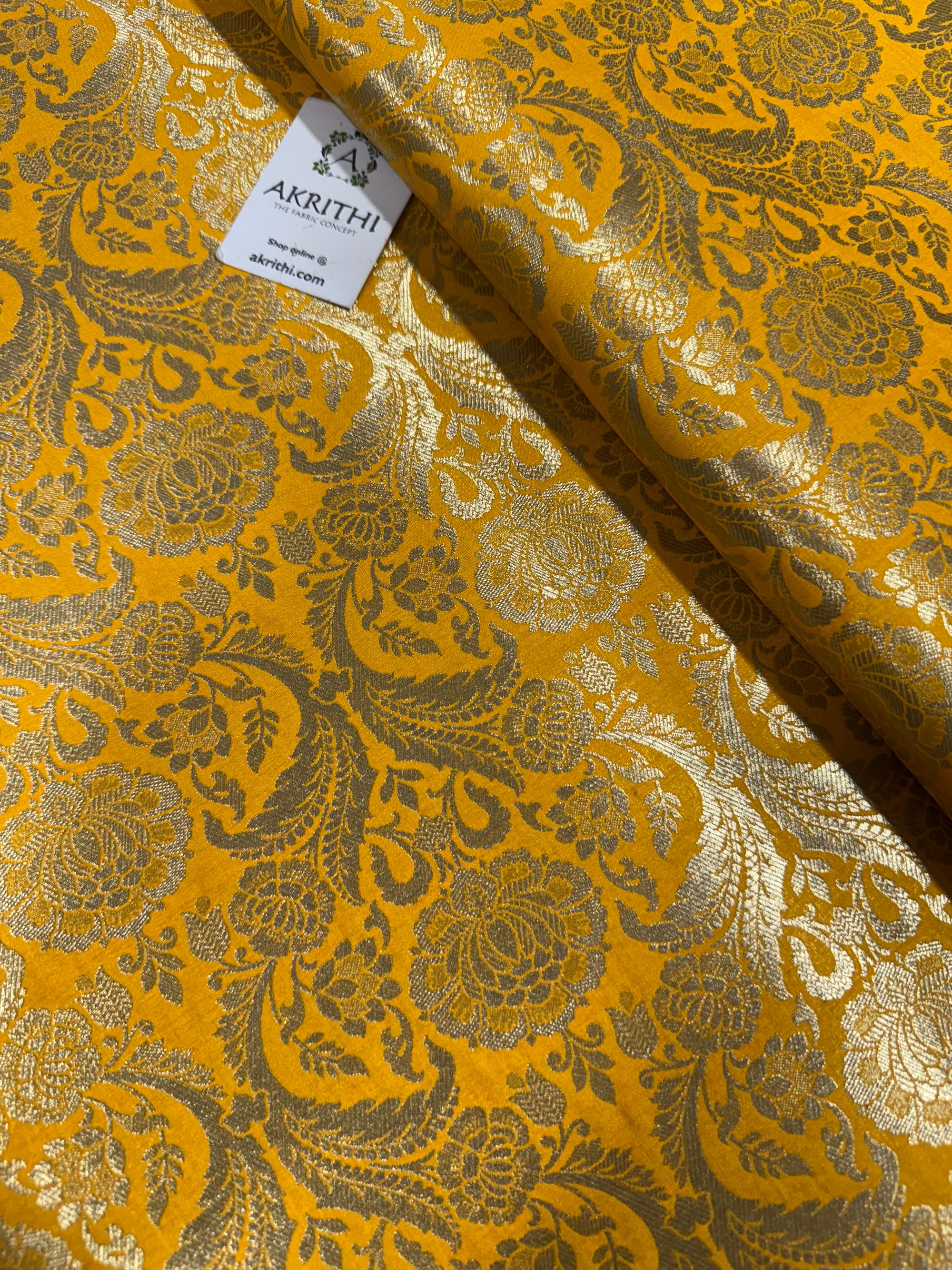 Pure Banarasi brocade fabric
