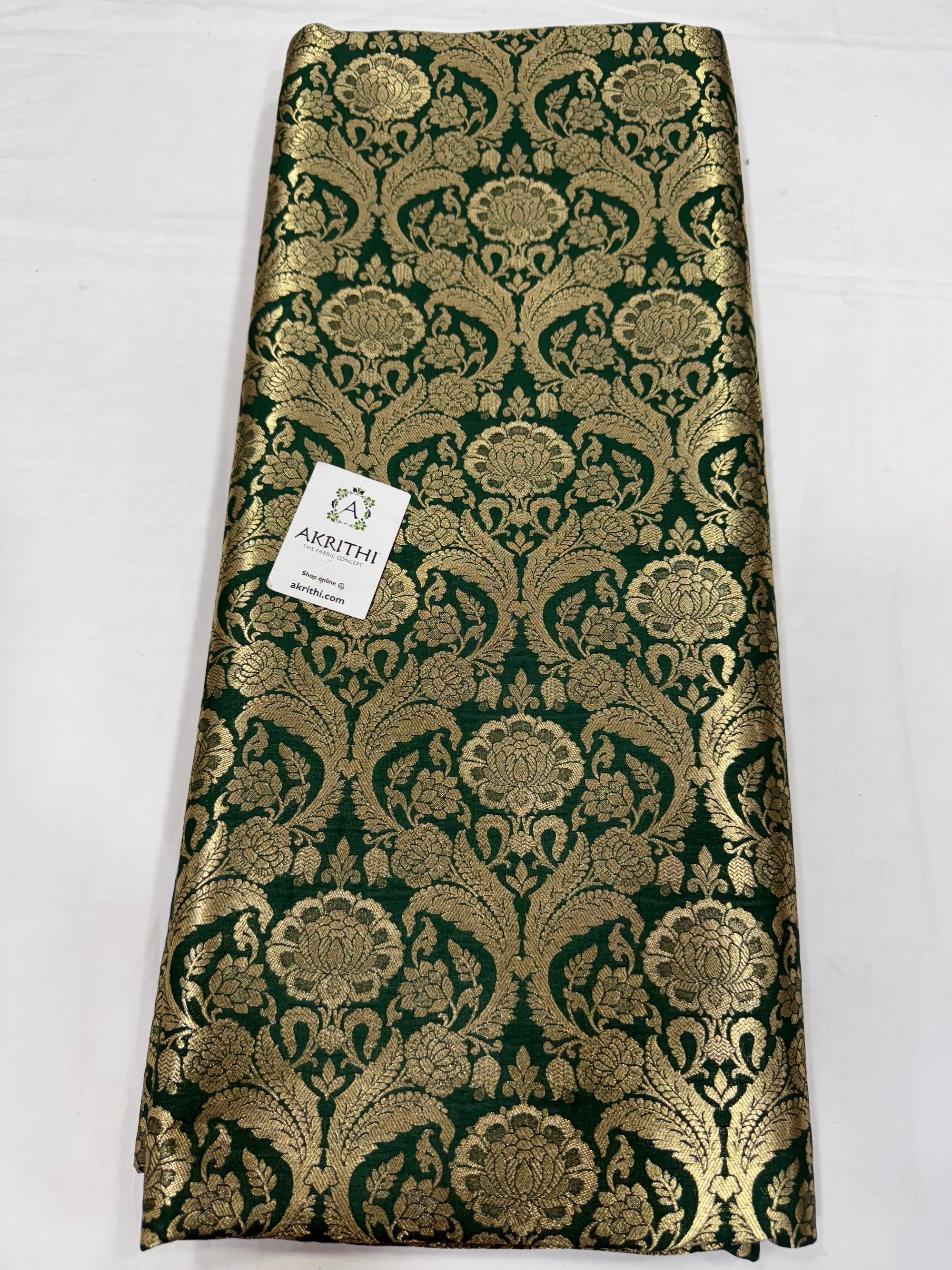 Pure Banarasi brocade fabric