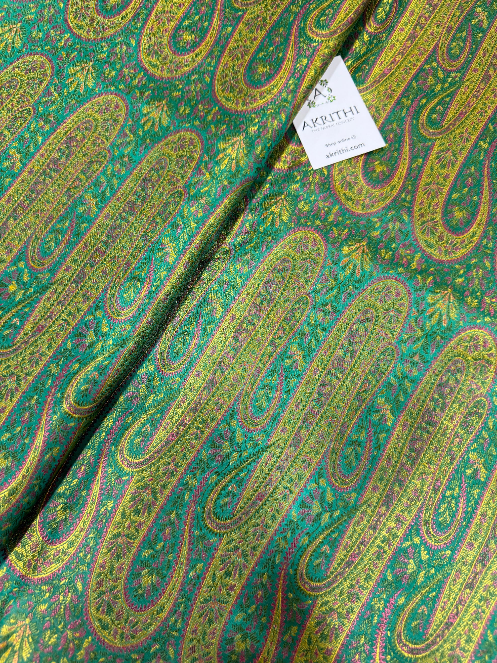 Pure Banarasi brocade fabric