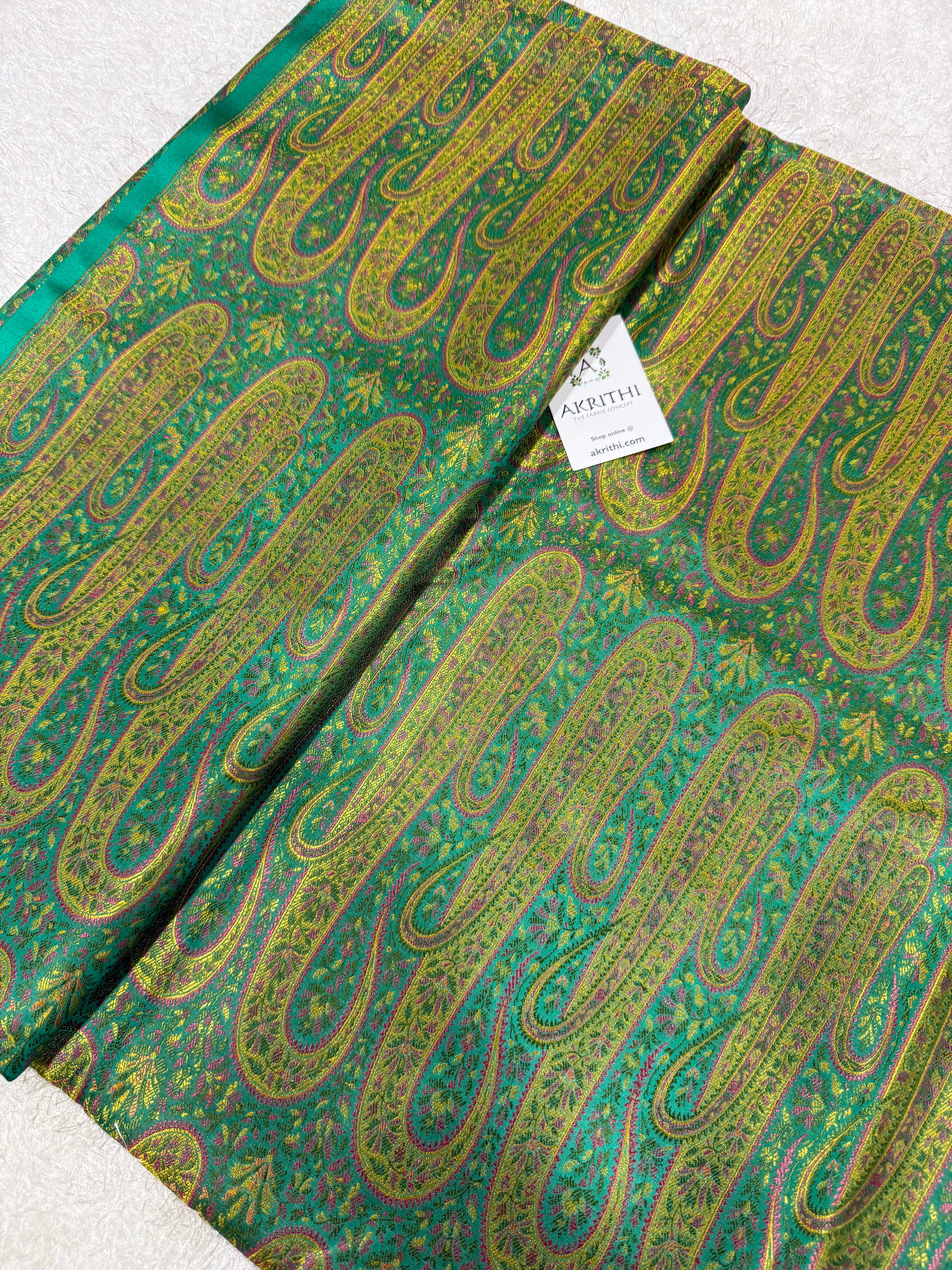 Pure Banarasi brocade fabric