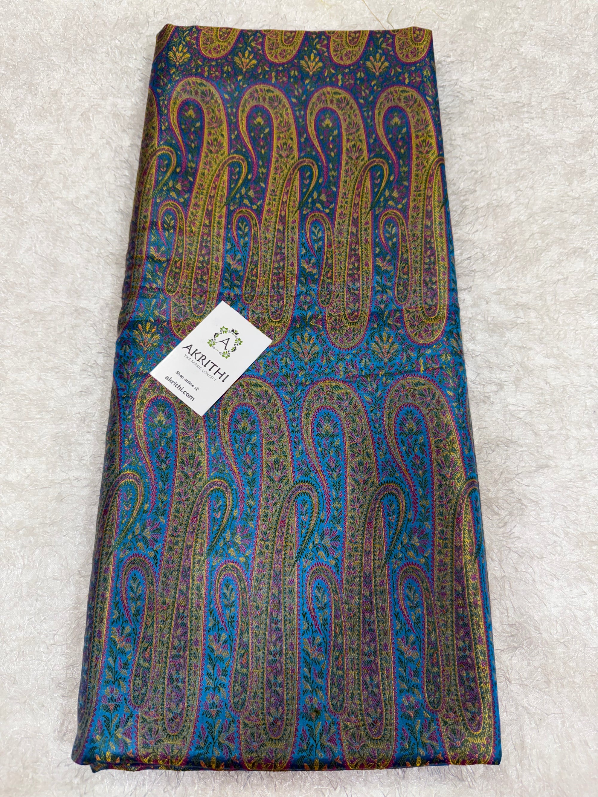 Pure Banarasi brocade fabric
