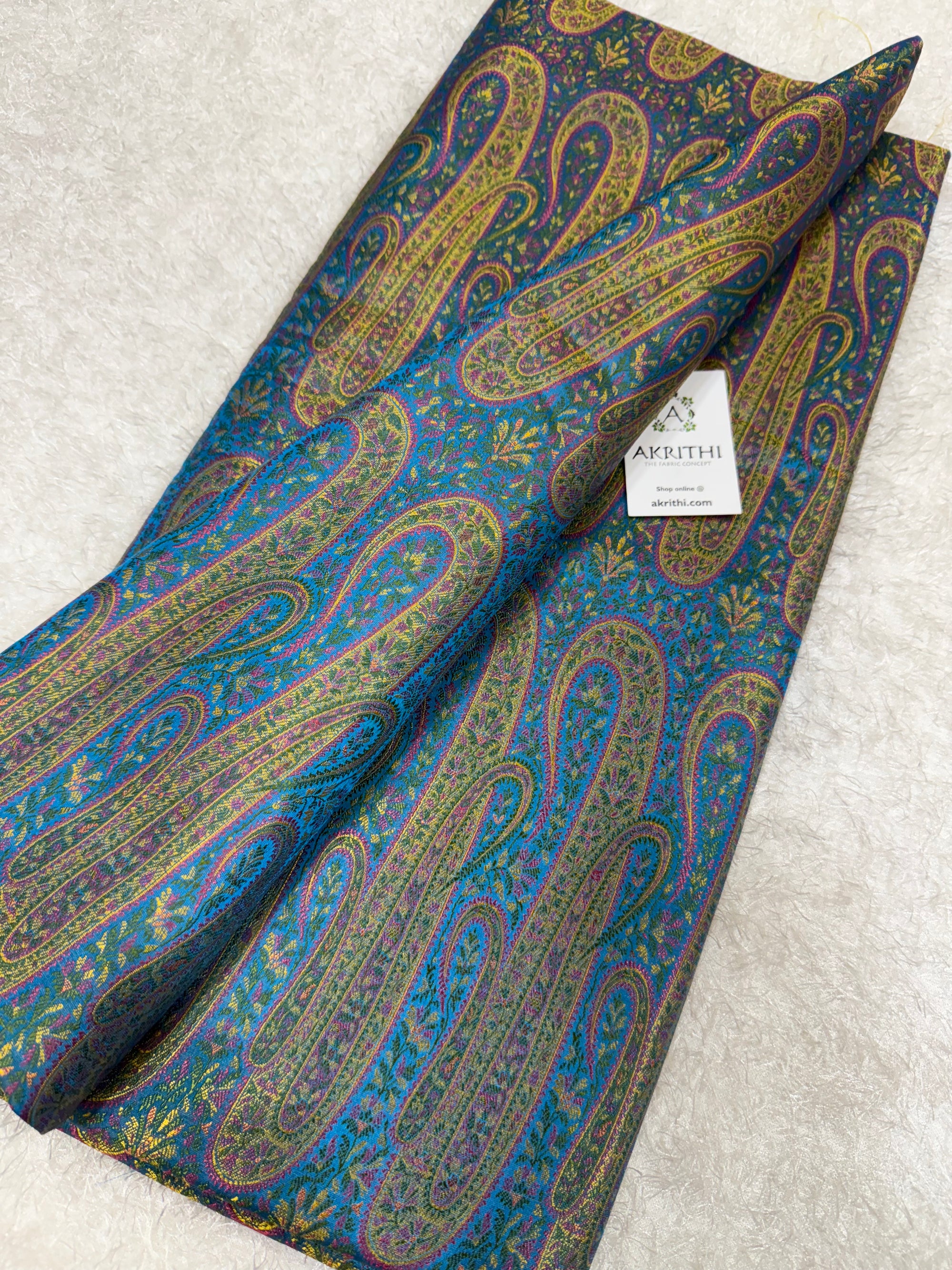 Pure Banarasi brocade fabric