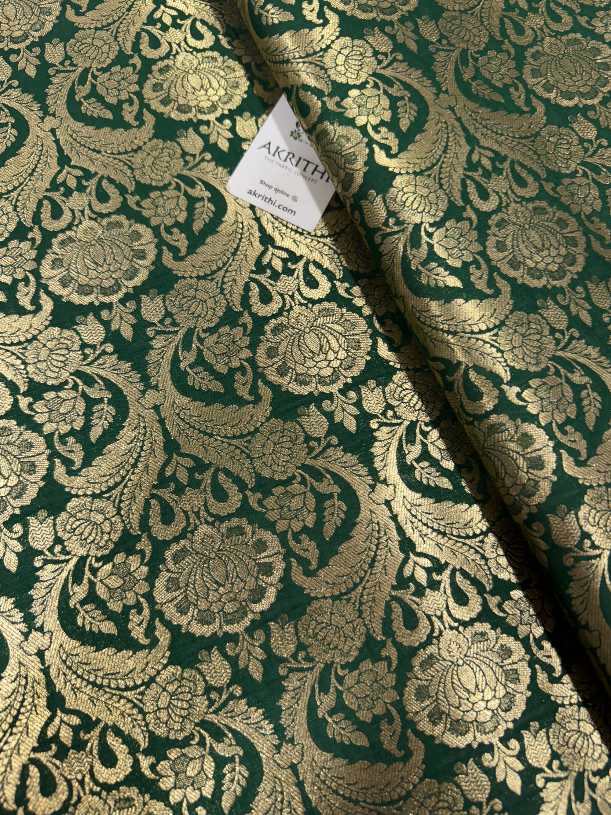 Pure Banarasi brocade fabric