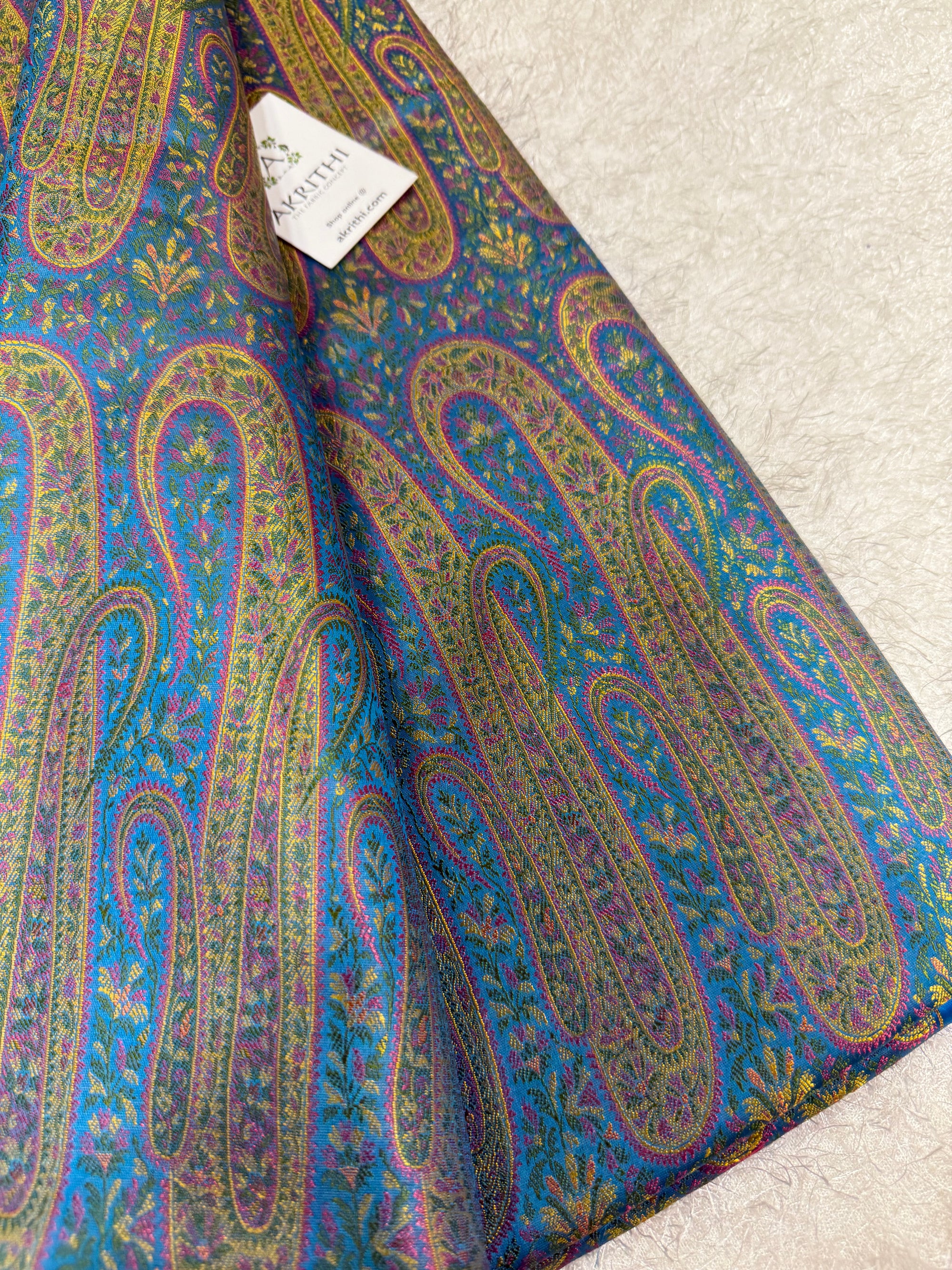Pure Banarasi brocade fabric