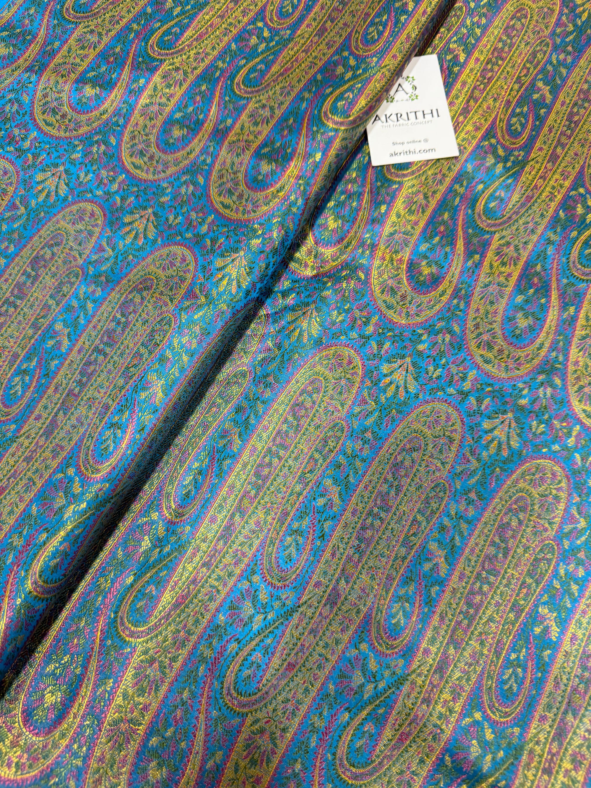 Pure Banarasi brocade fabric