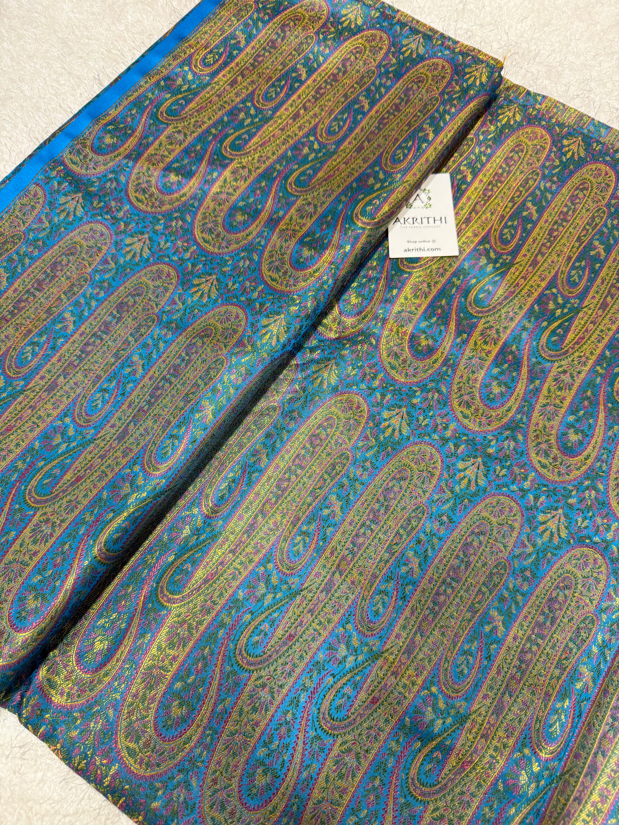 Pure Banarasi brocade fabric