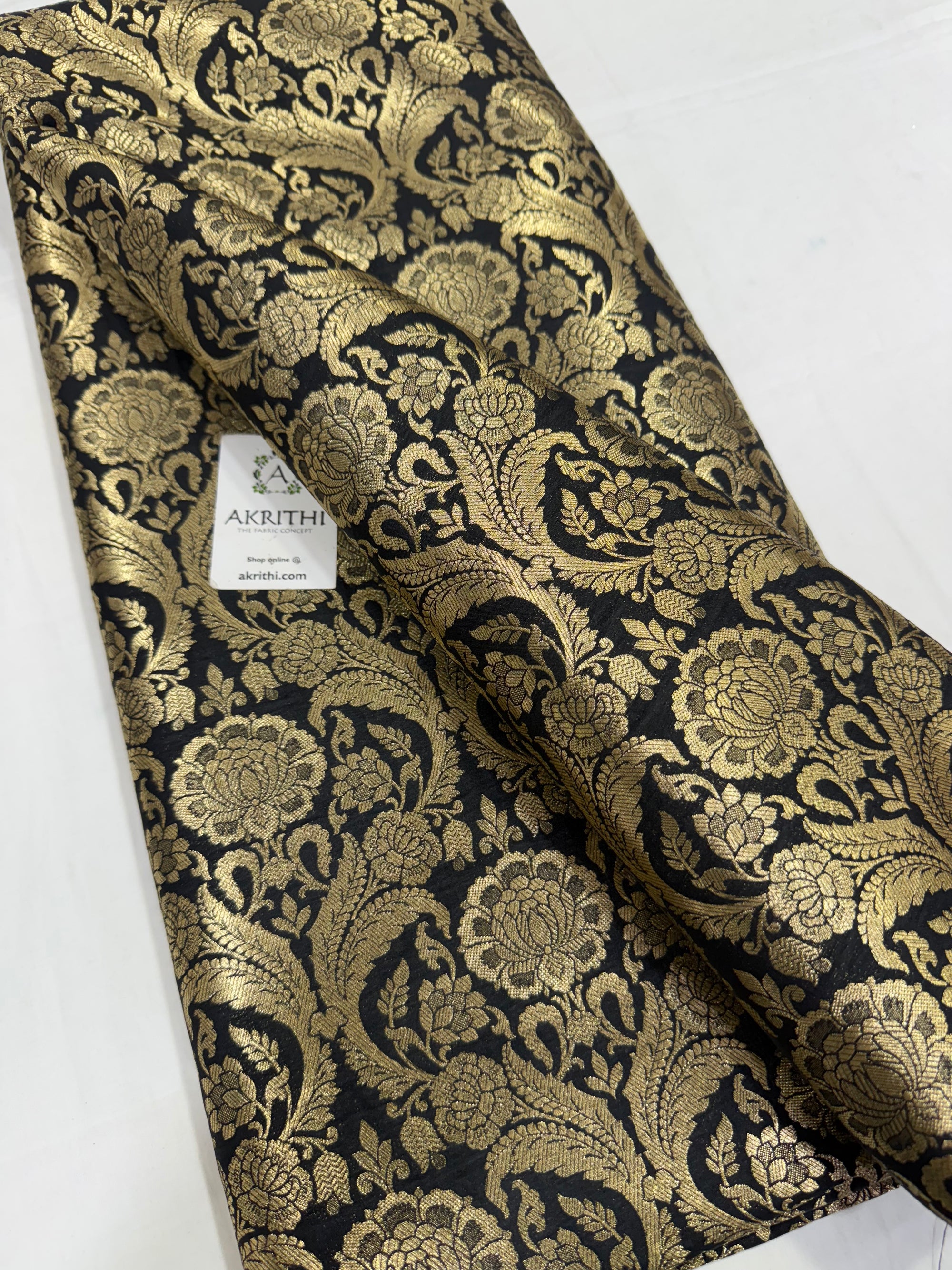 Pure Banarasi brocade fabric