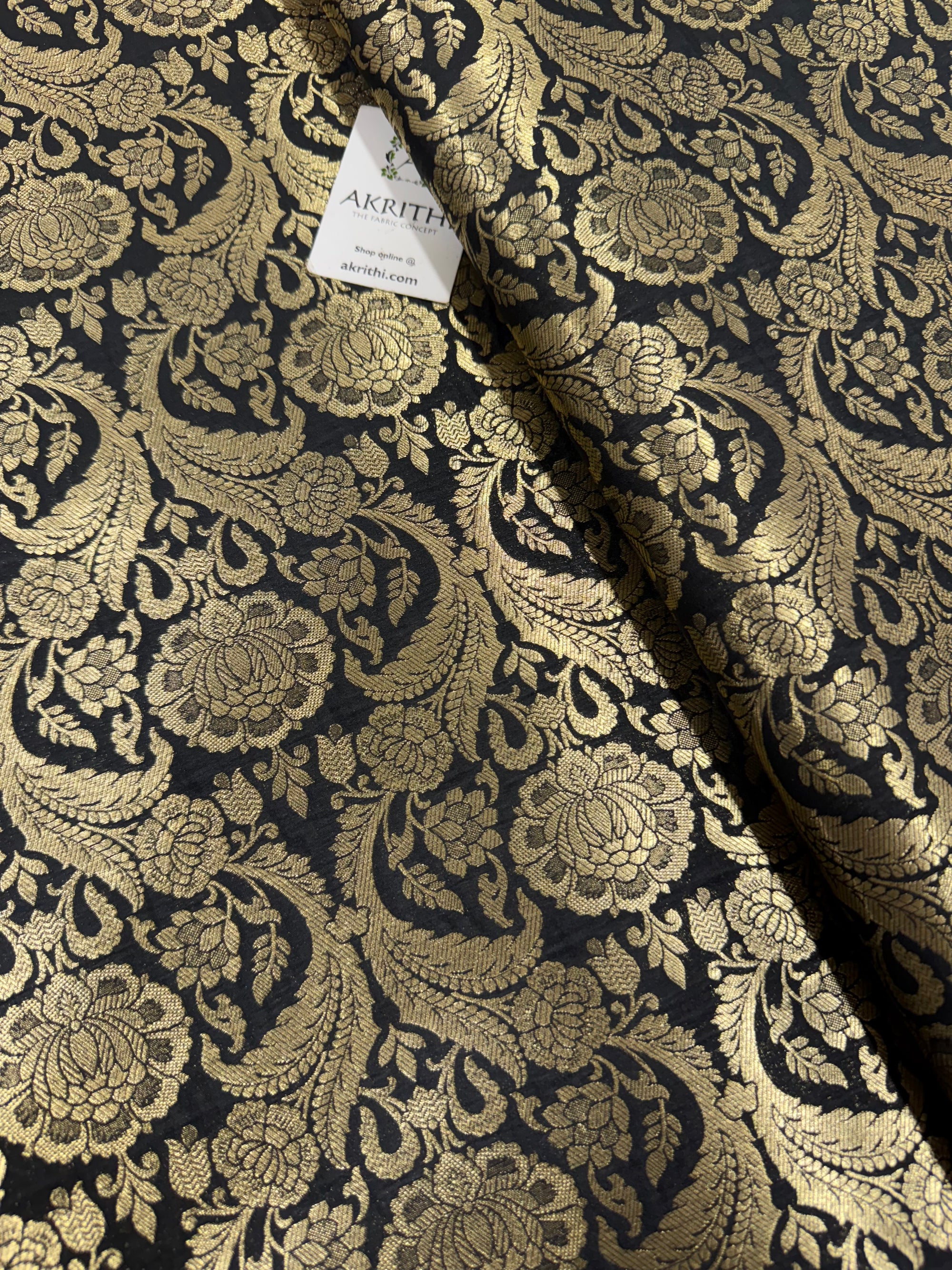 Pure Banarasi brocade fabric