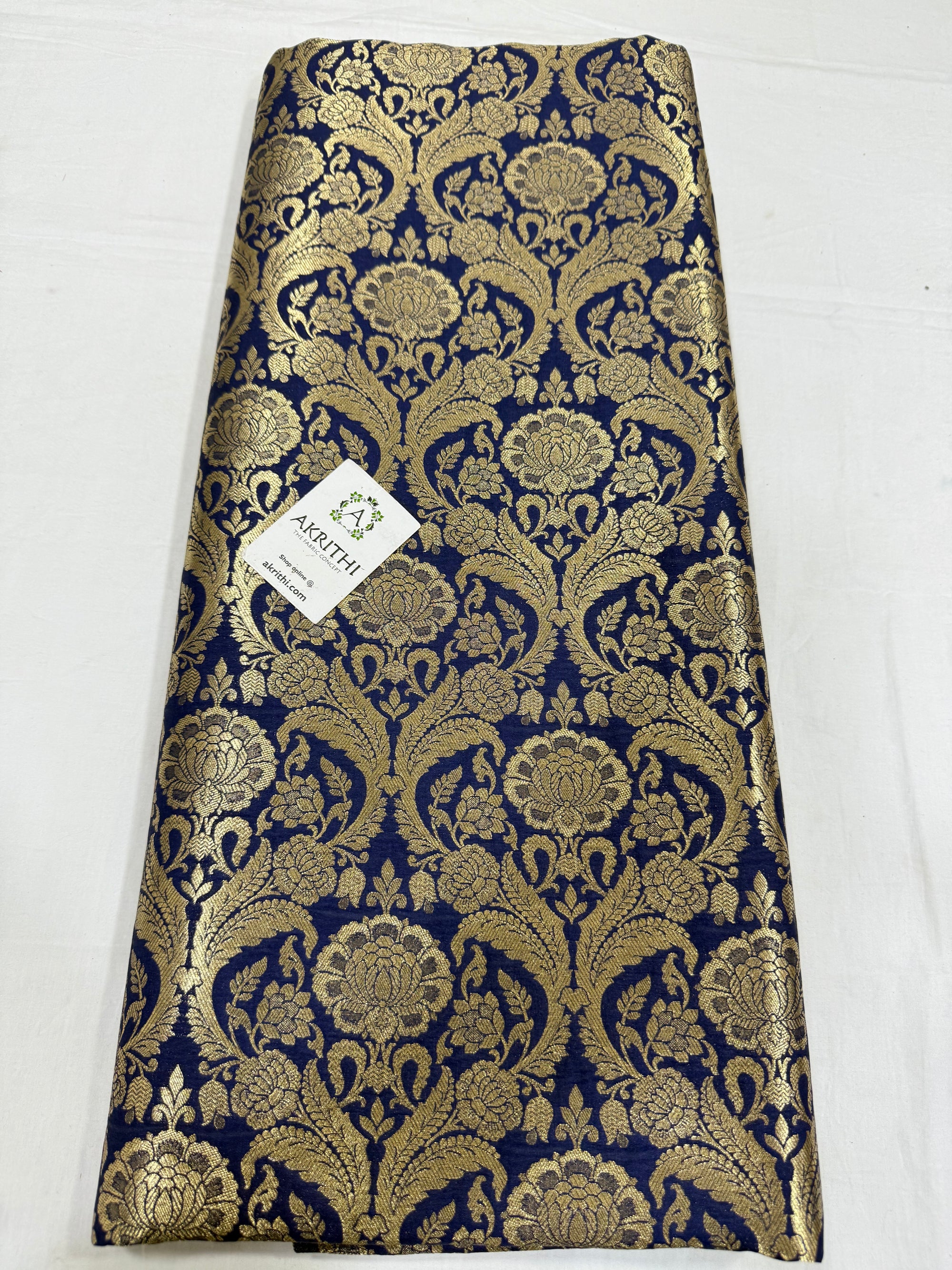 Pure Banarasi brocade fabric