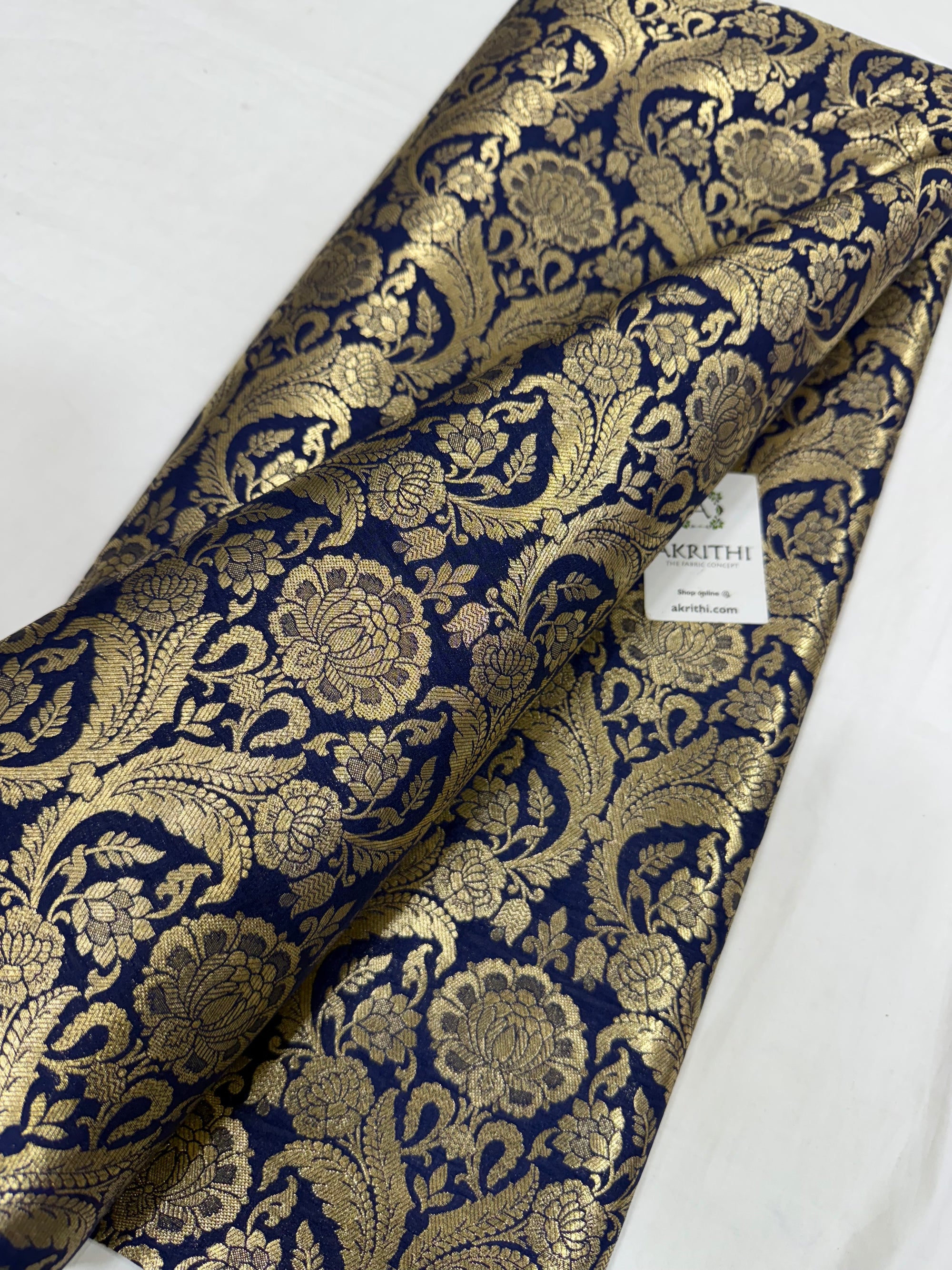 Pure Banarasi brocade fabric