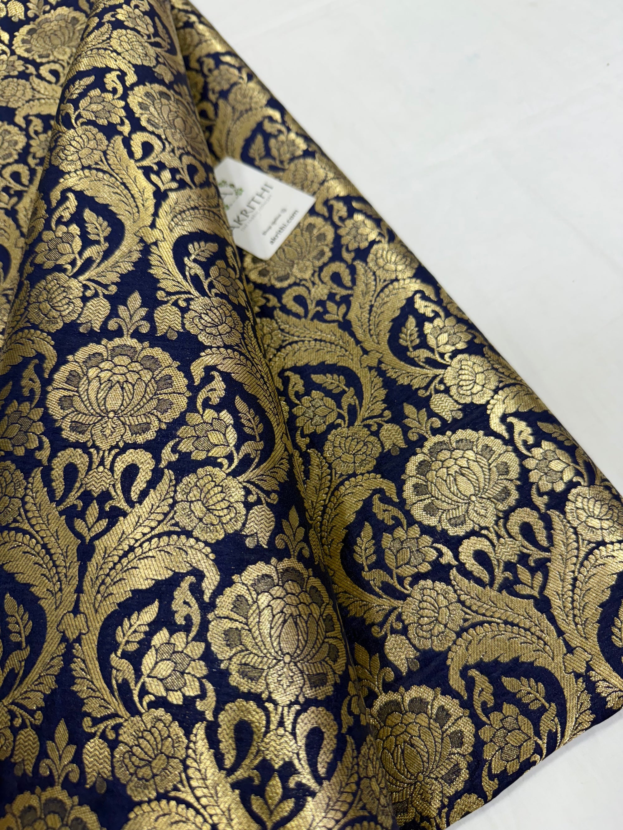 Pure Banarasi brocade fabric