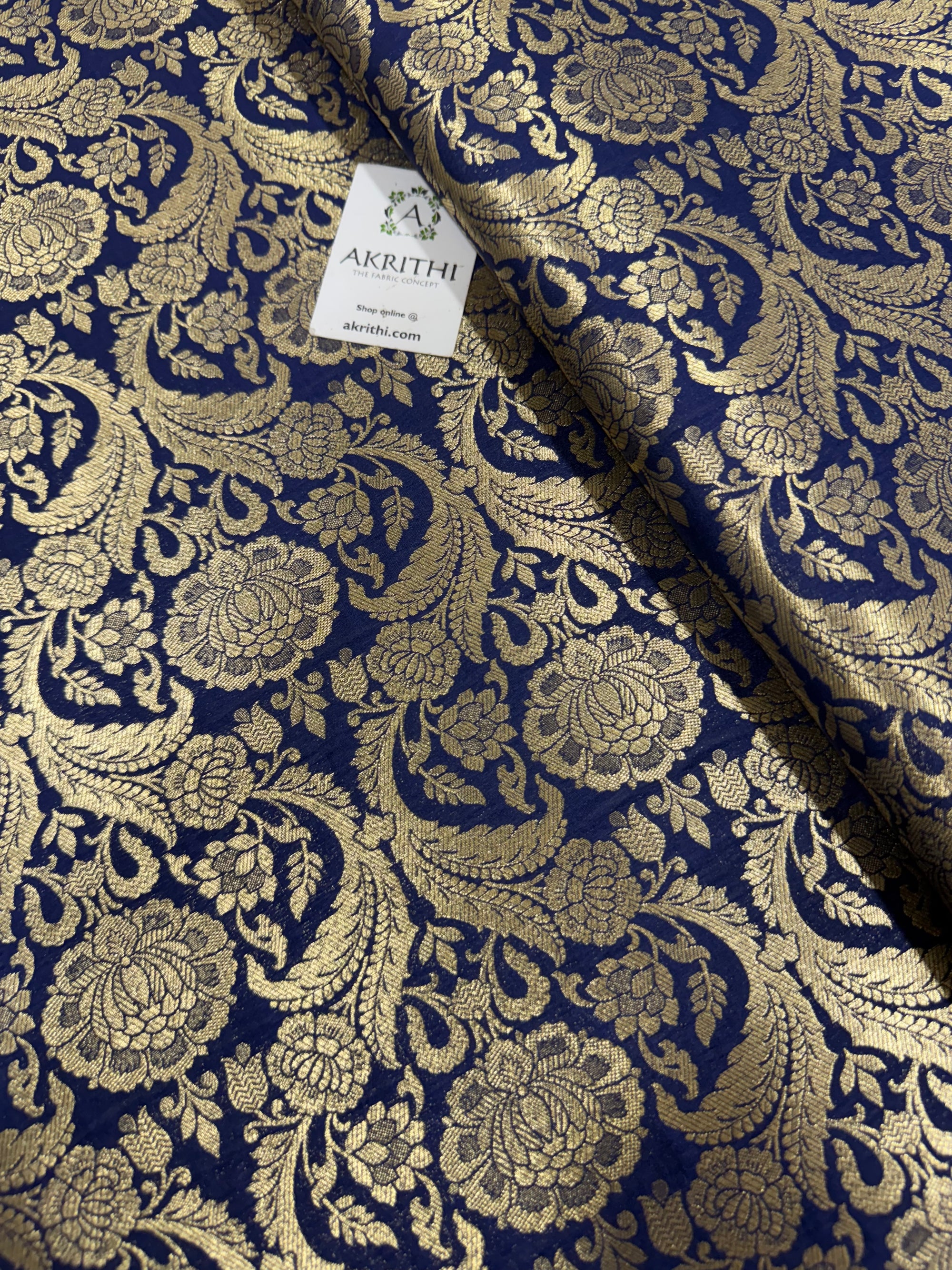 Pure Banarasi brocade fabric
