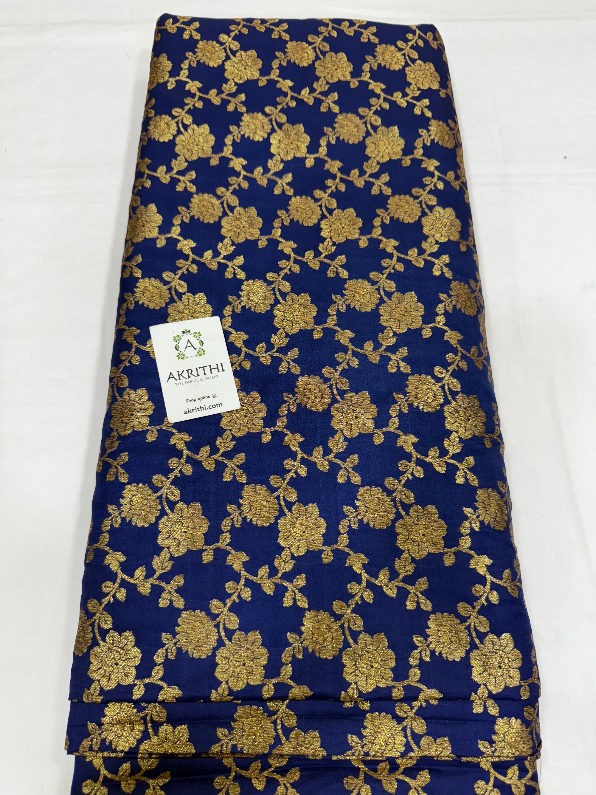 Pure Banarasi brocade fabric