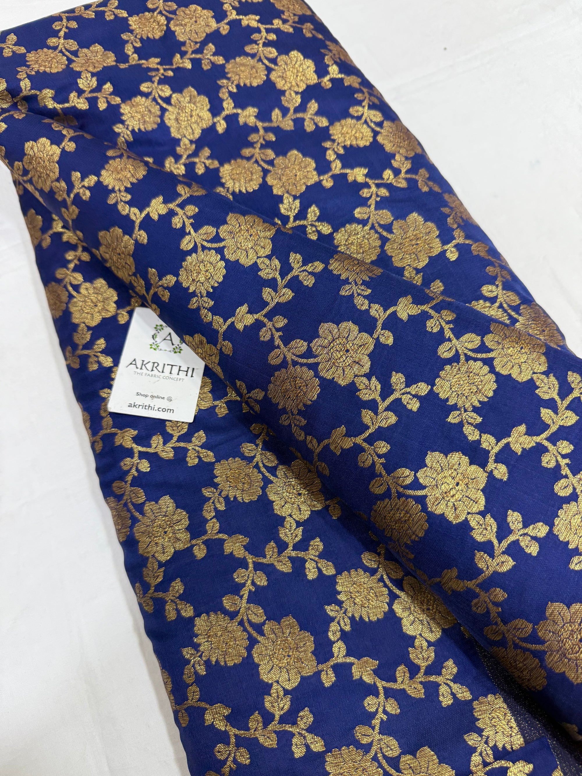 Pure Banarasi brocade fabric