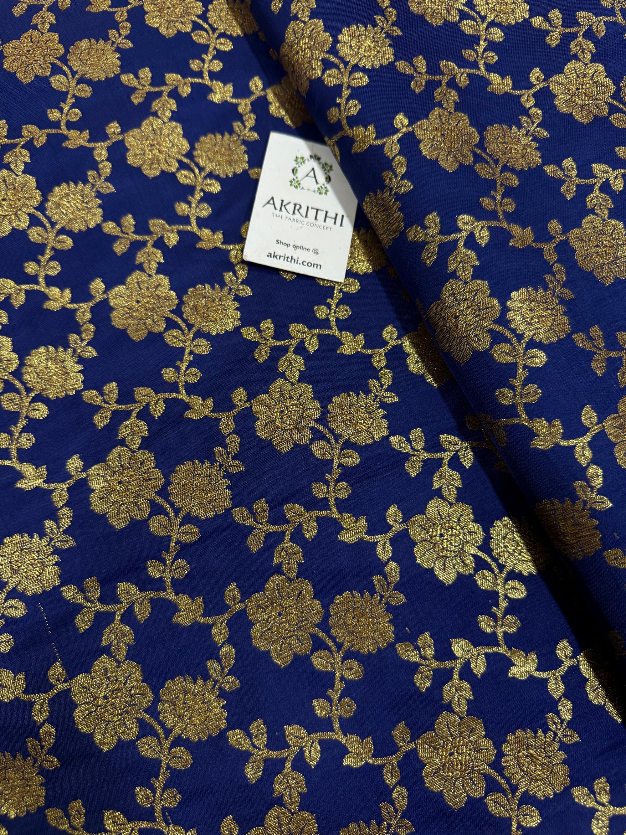 Pure Banarasi brocade fabric