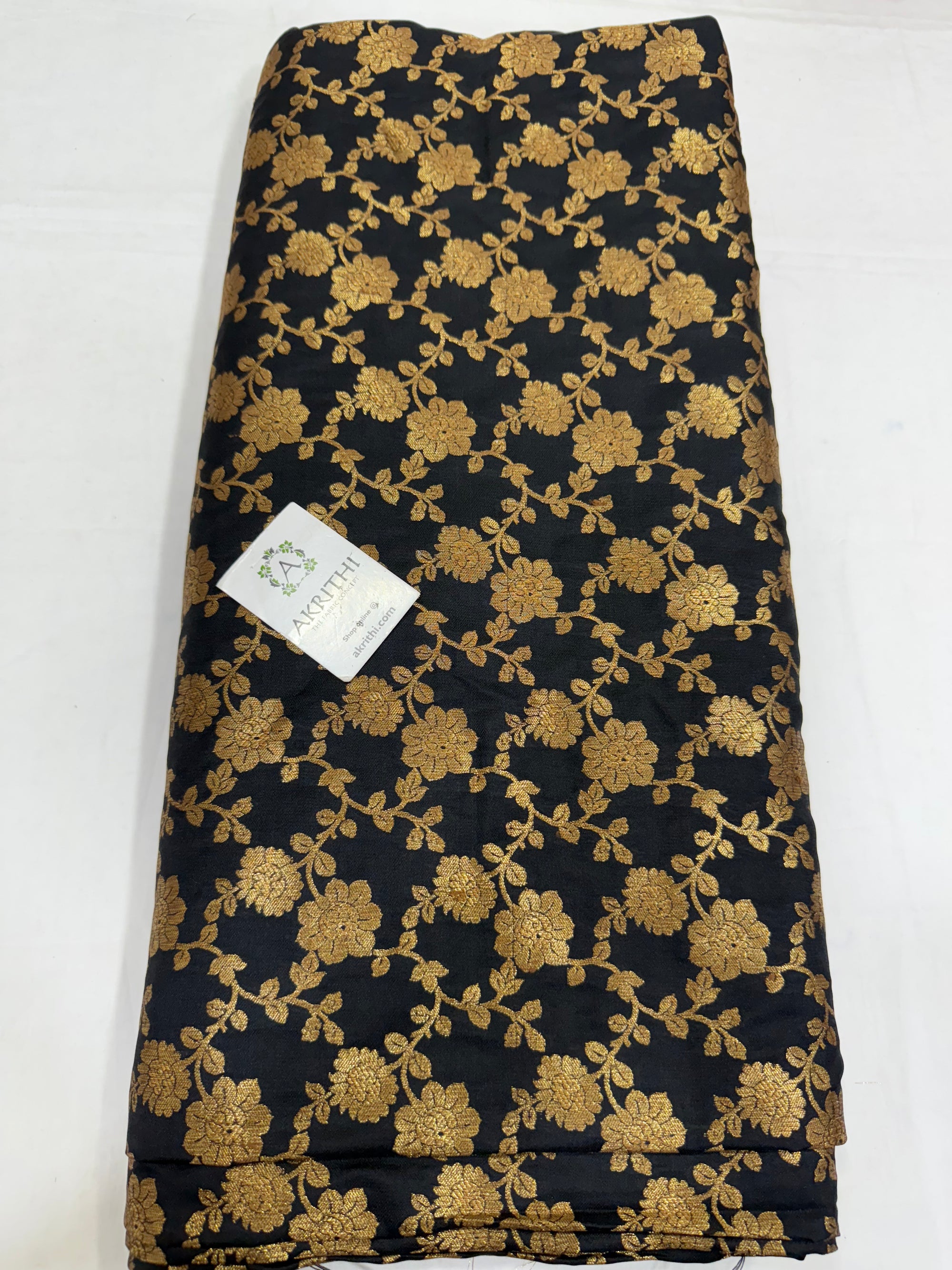 Pure Banarasi brocade fabric