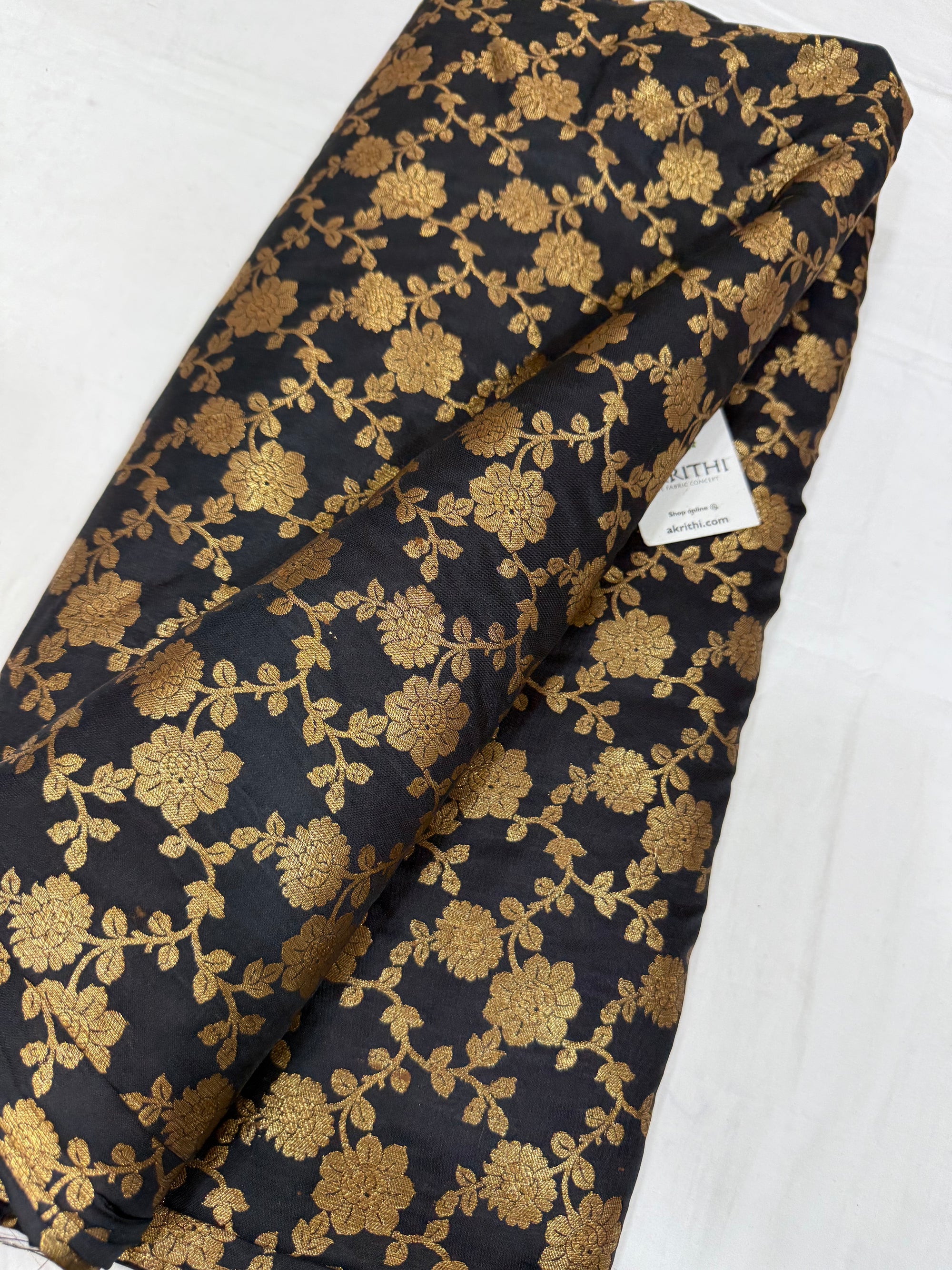 Pure Banarasi brocade fabric