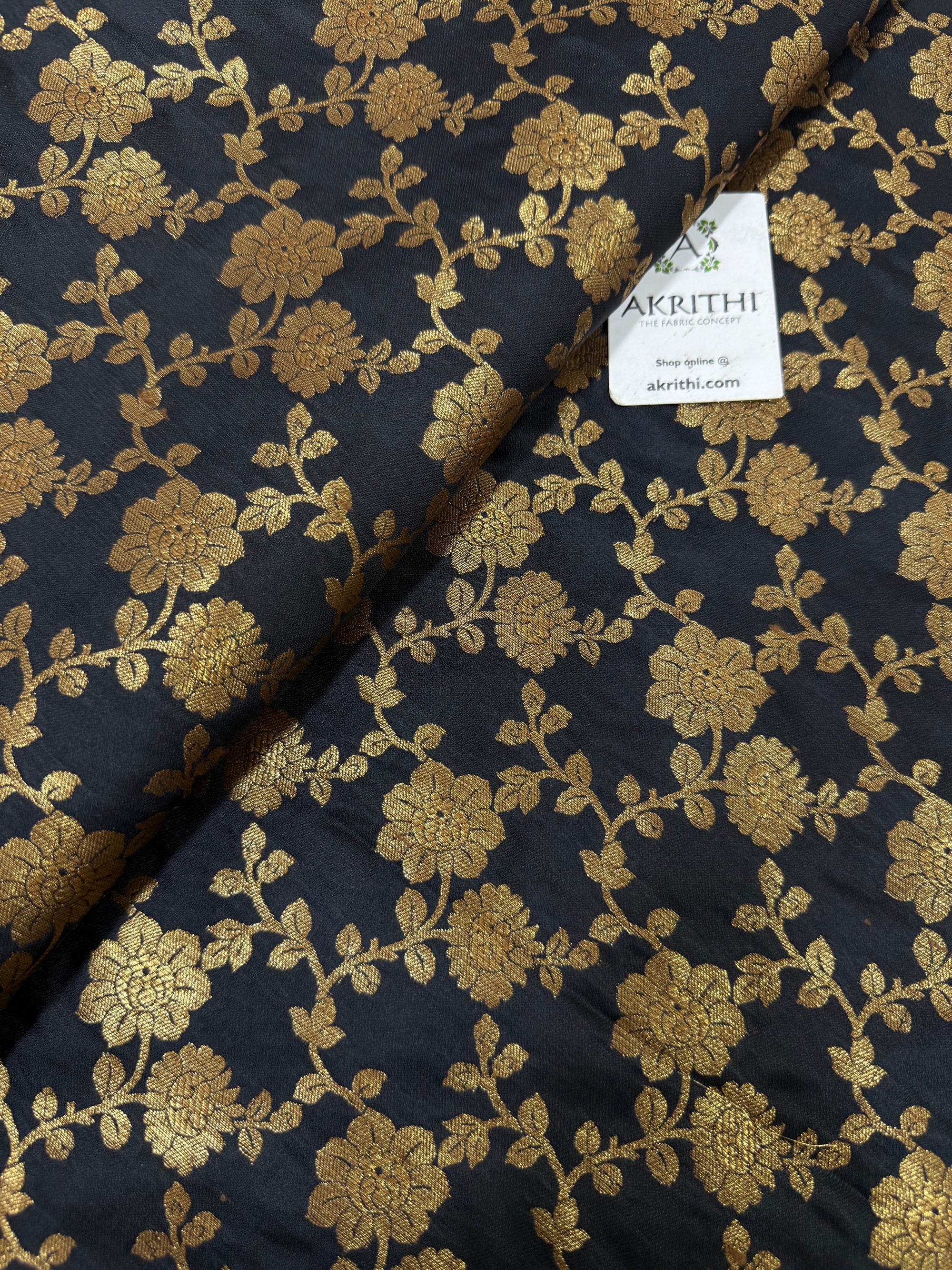 Pure Banarasi brocade fabric