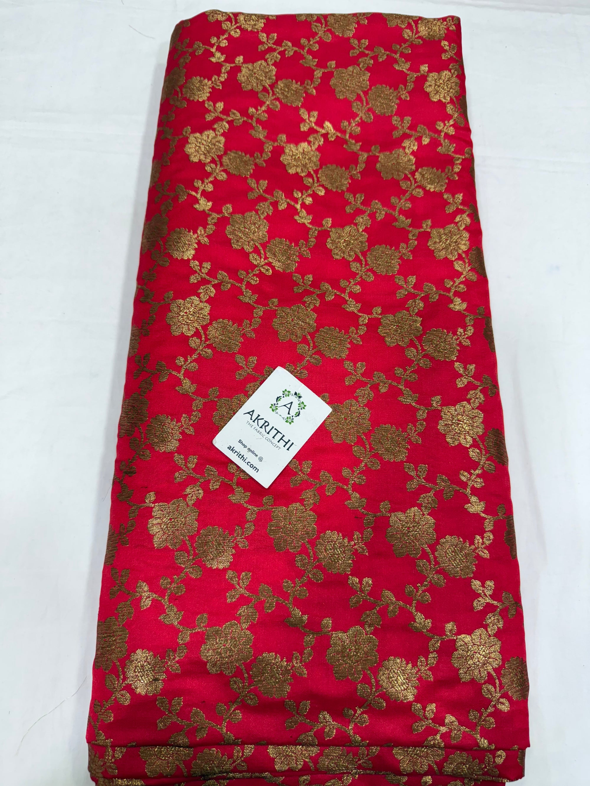 Pure Banarasi brocade fabric