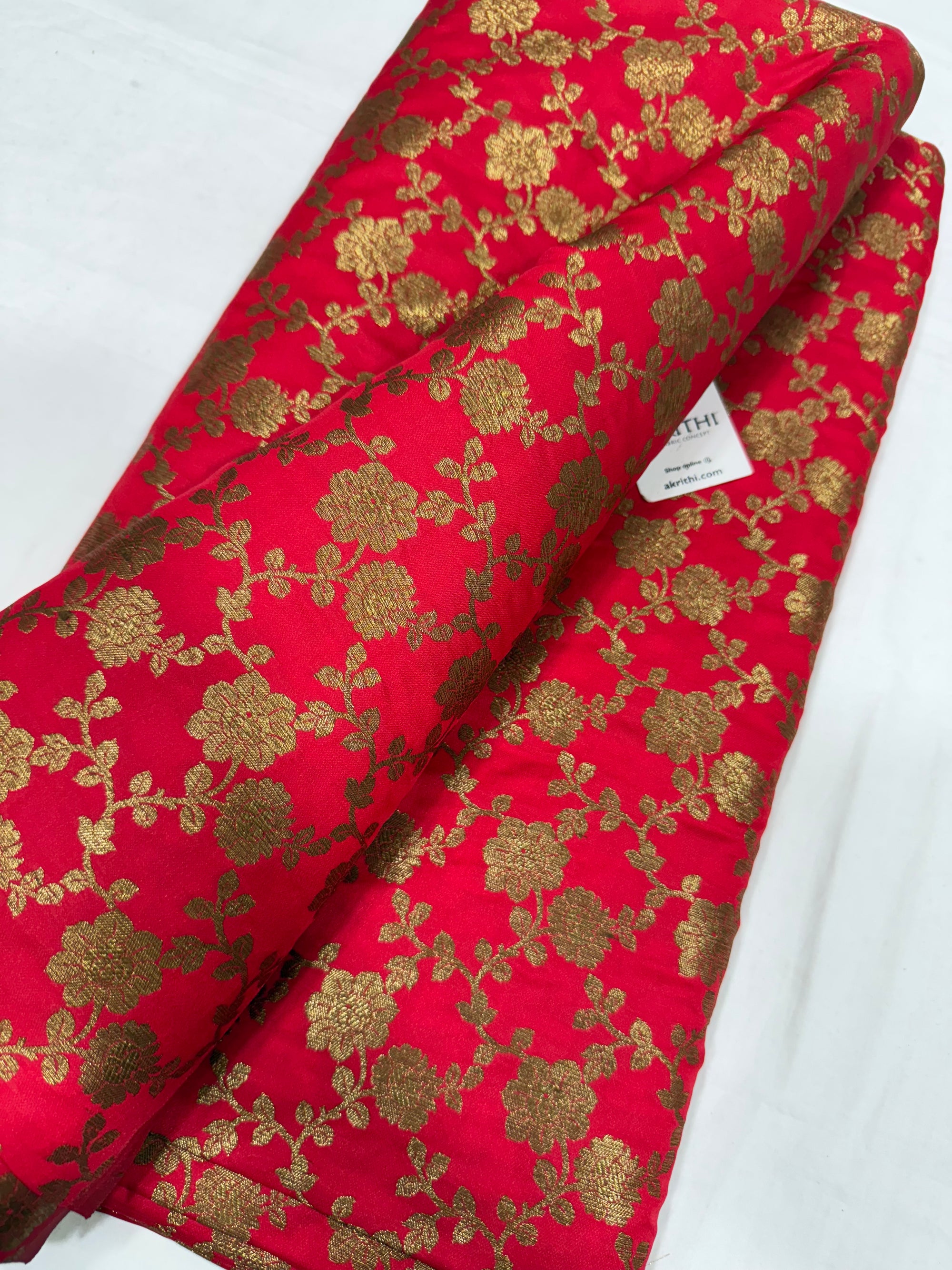 Pure Banarasi brocade fabric